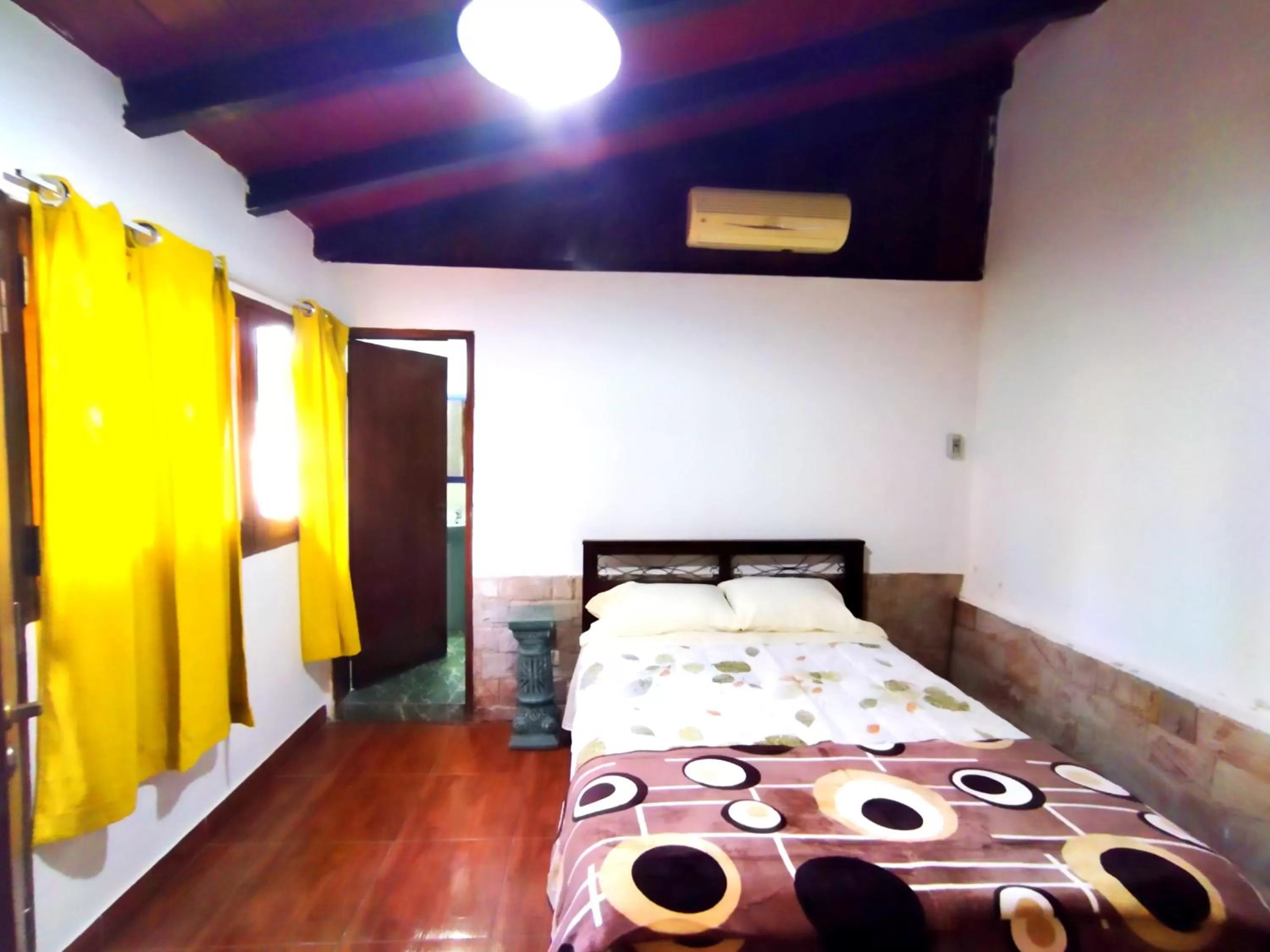 Bed in Hotel La Aparesida