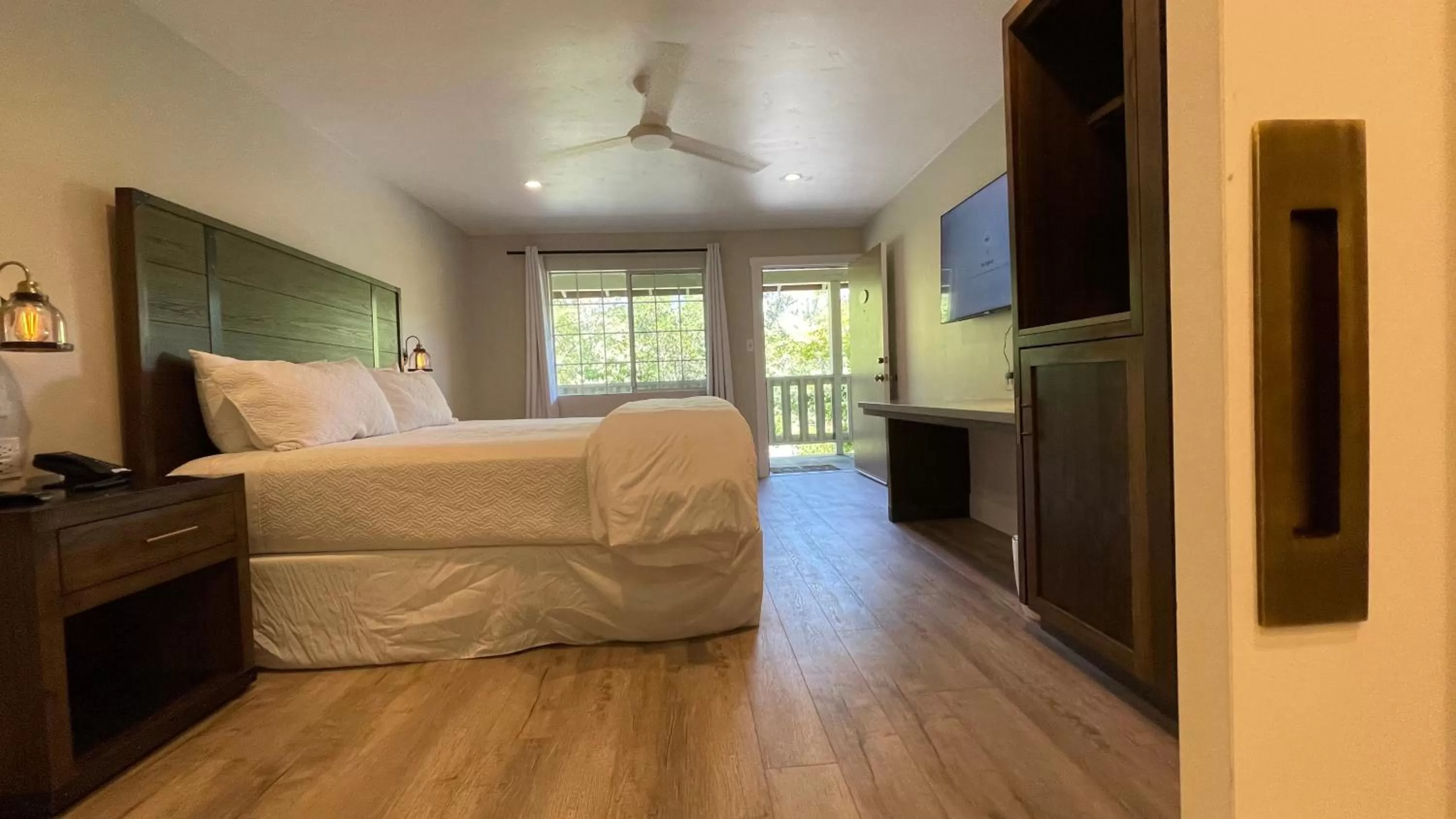 Bed in The Jack London Lodge