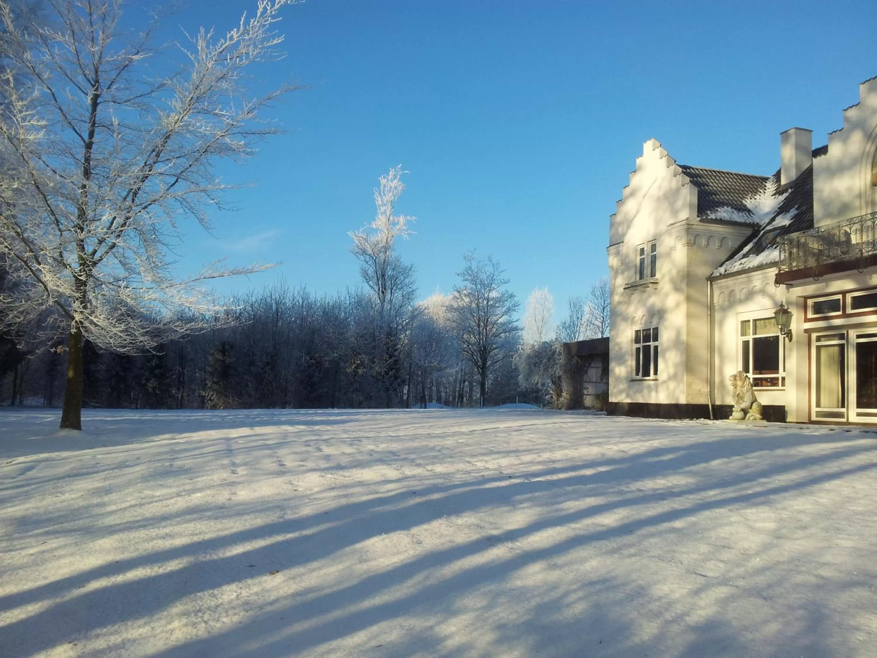 Winter in Gørdinglund Herregård Bed & Breakfast