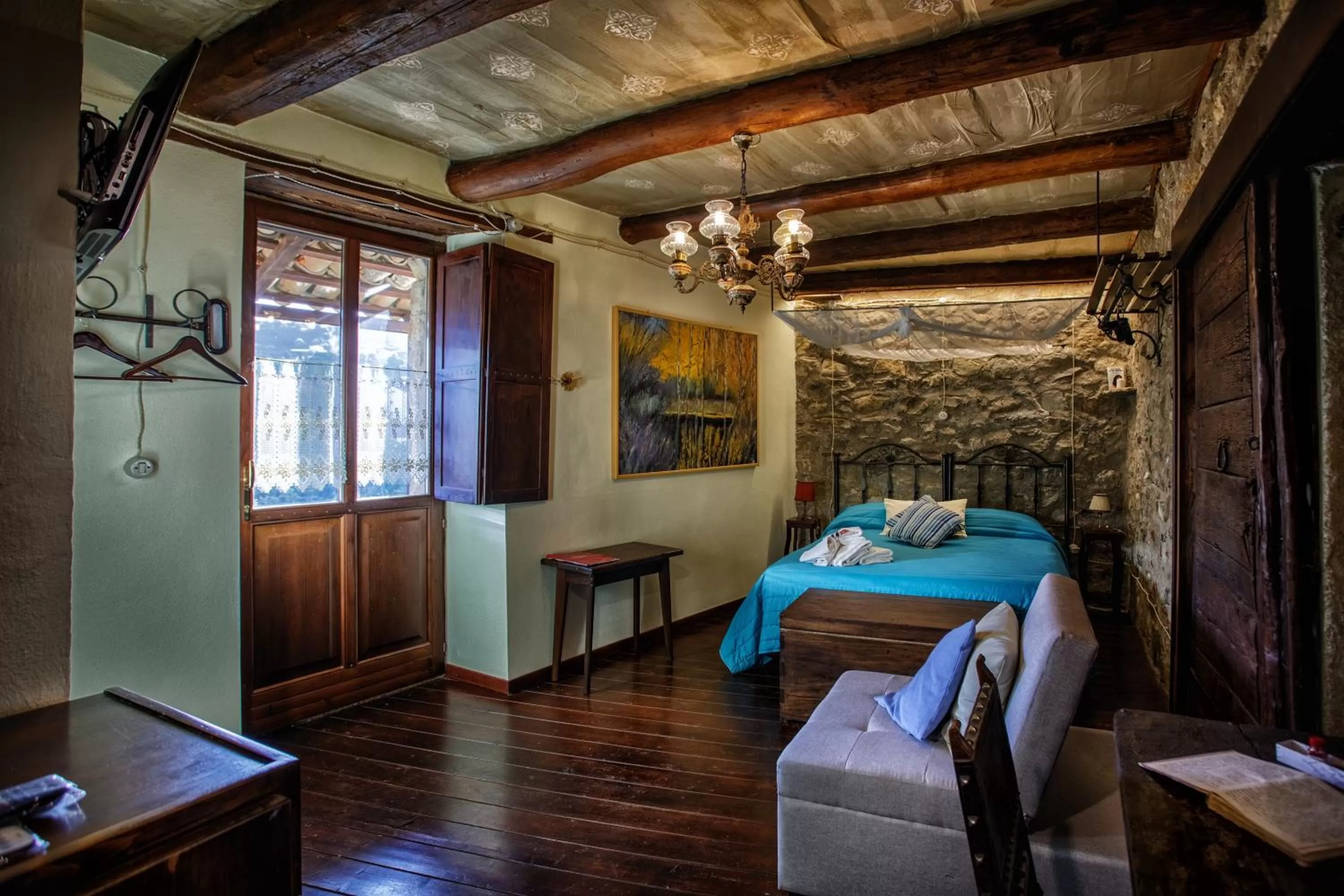 Bed in B&B La Voce del Fiume Dimora storica di Charme