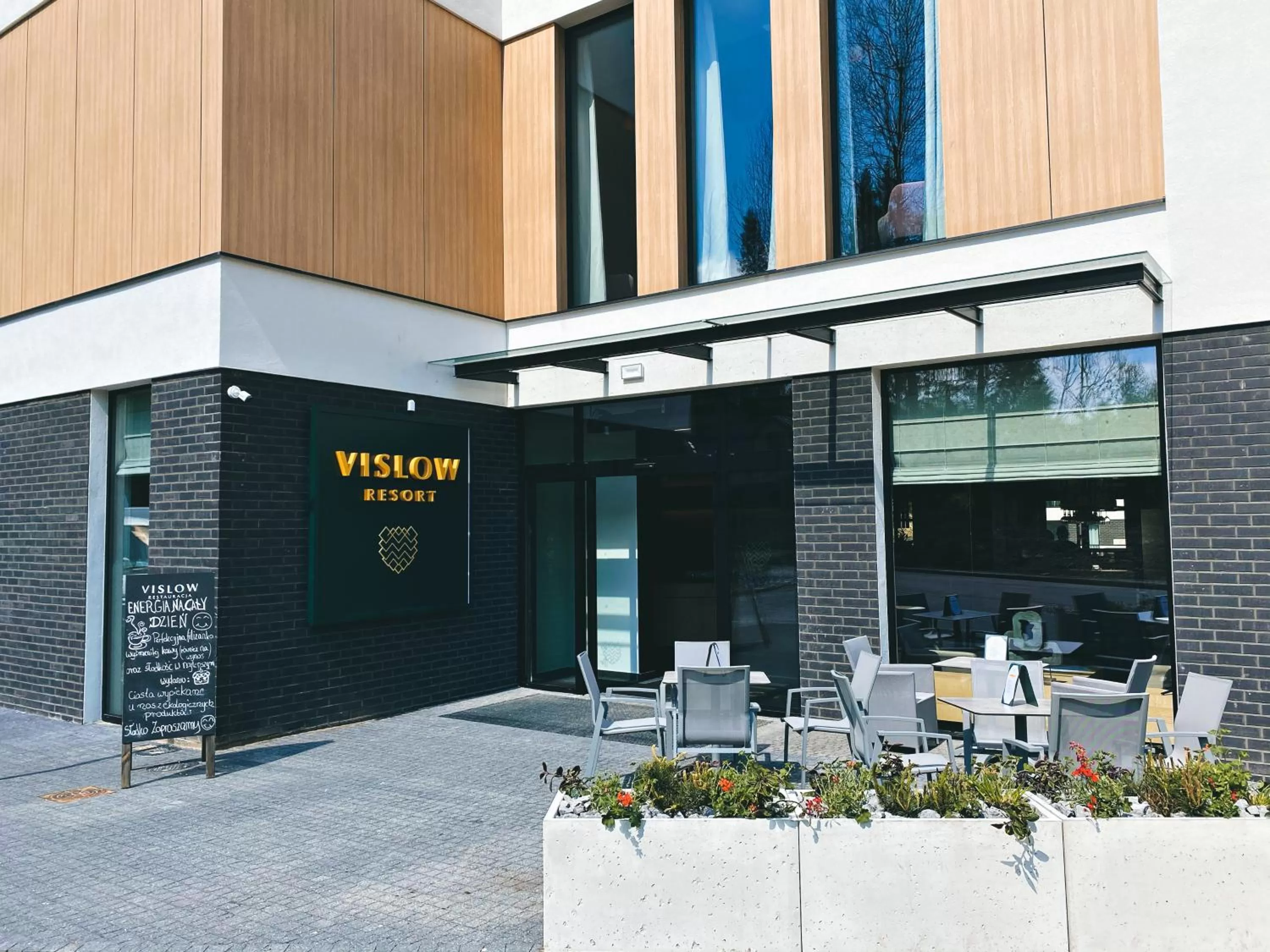 Facade/entrance in VISLOW Resort