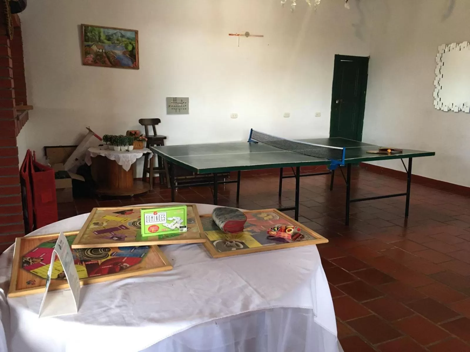 Game Room in Hotel Campestre la Loma curiti