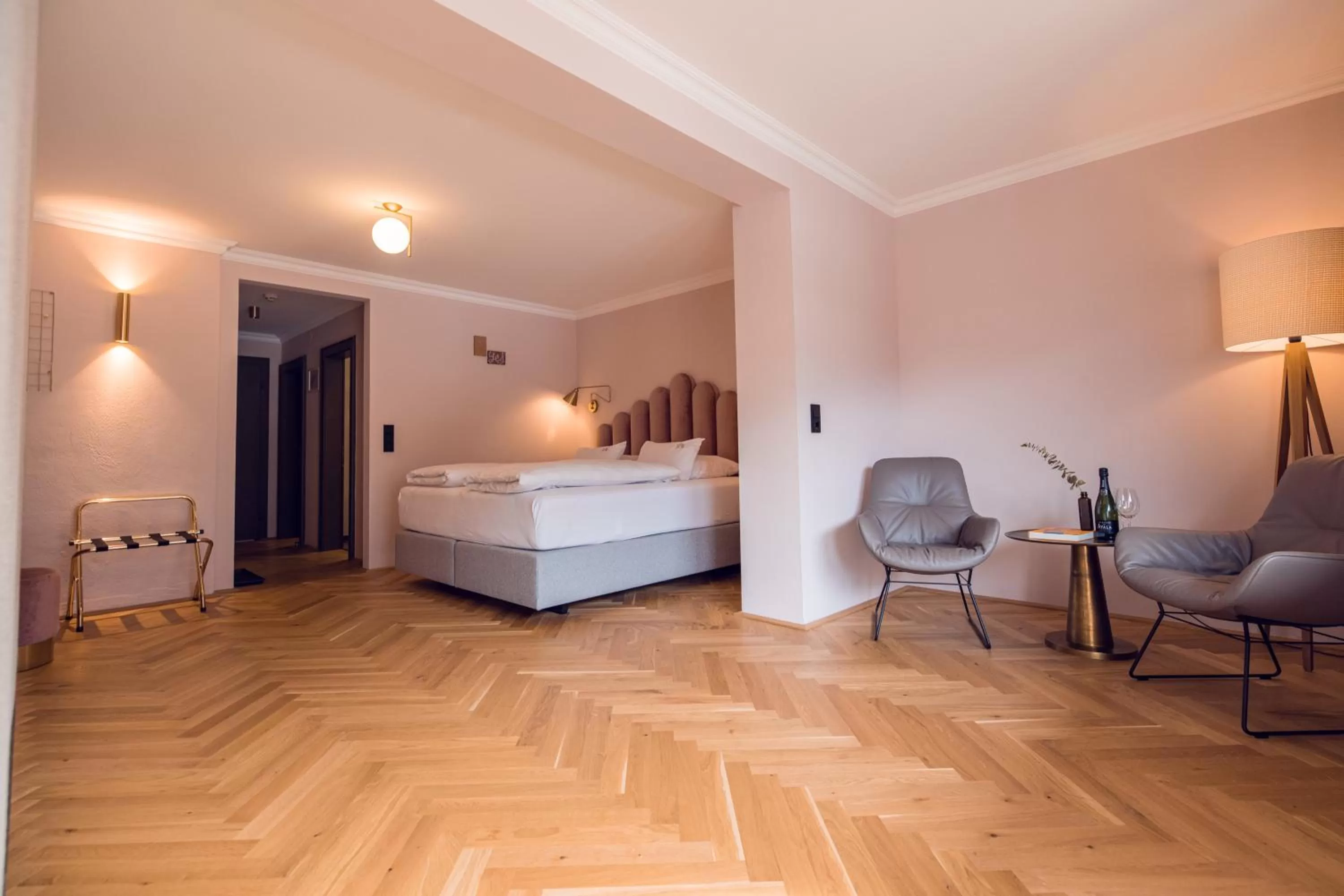 Living room, Bed in Alpine Hideaway ZILLERTALERHOF - 4 Sterne Superior