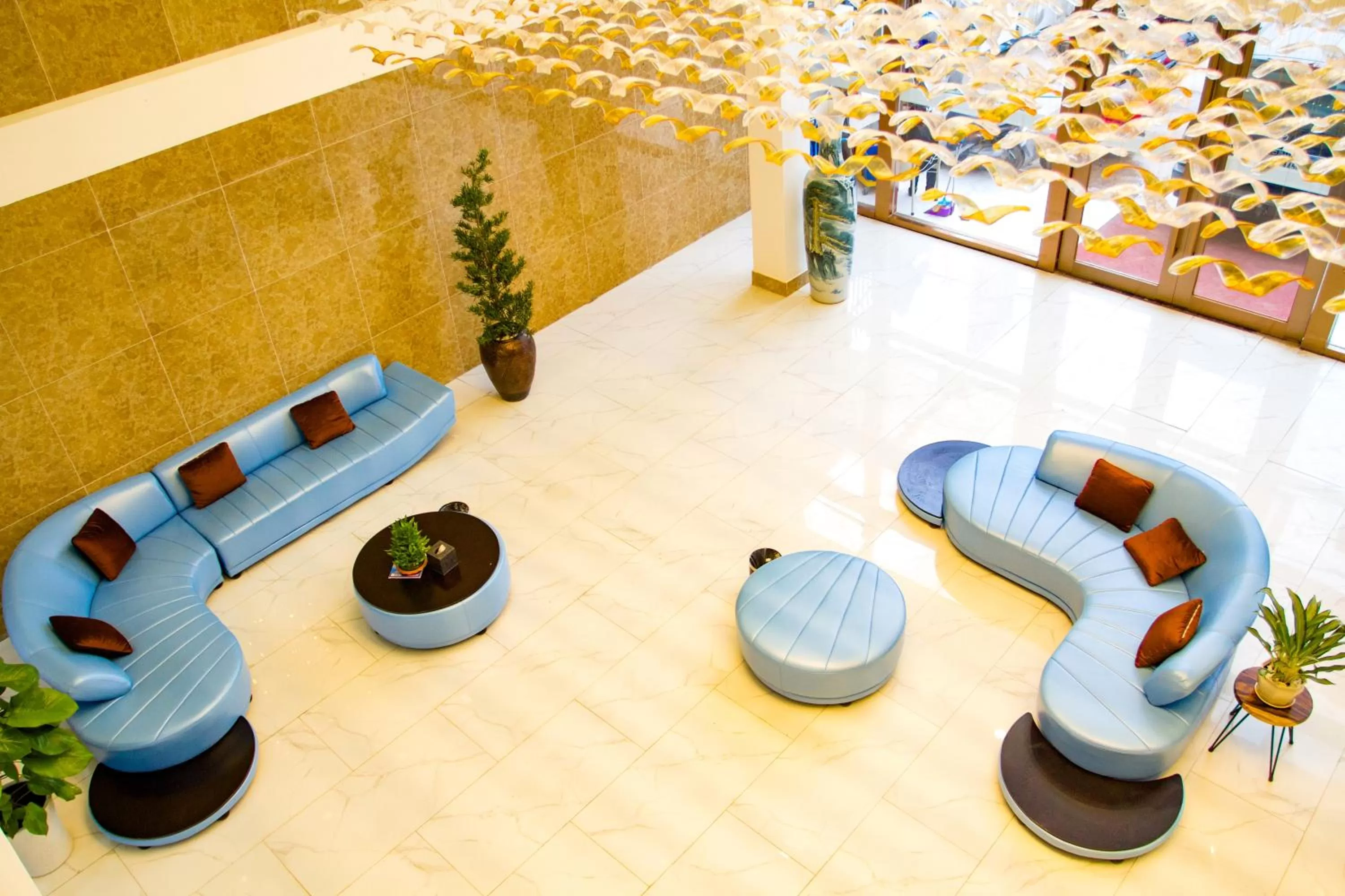 Seating area in Junlan Hotel