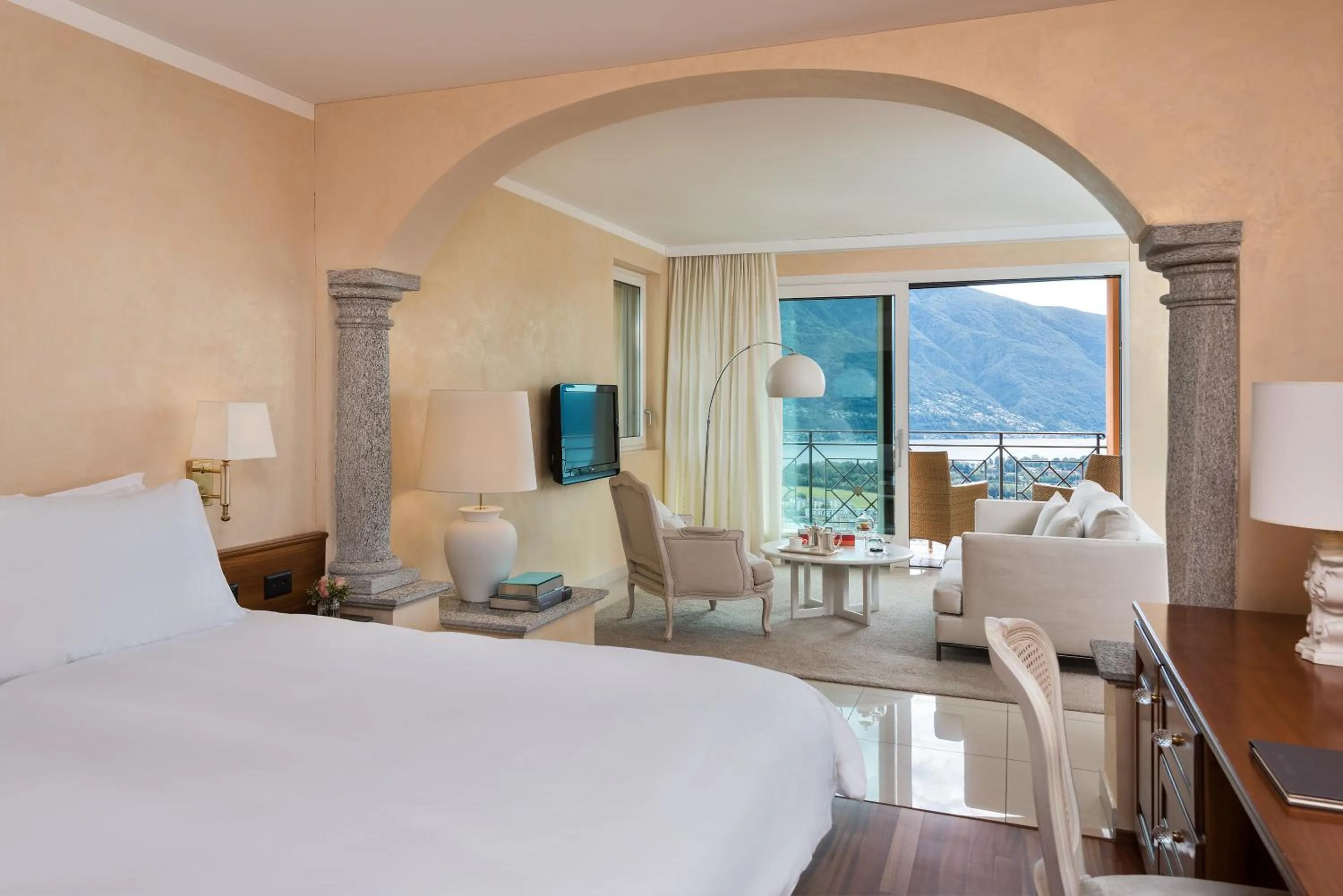 Suite with Lake View in Villa Orselina - Small Luxury Hotel