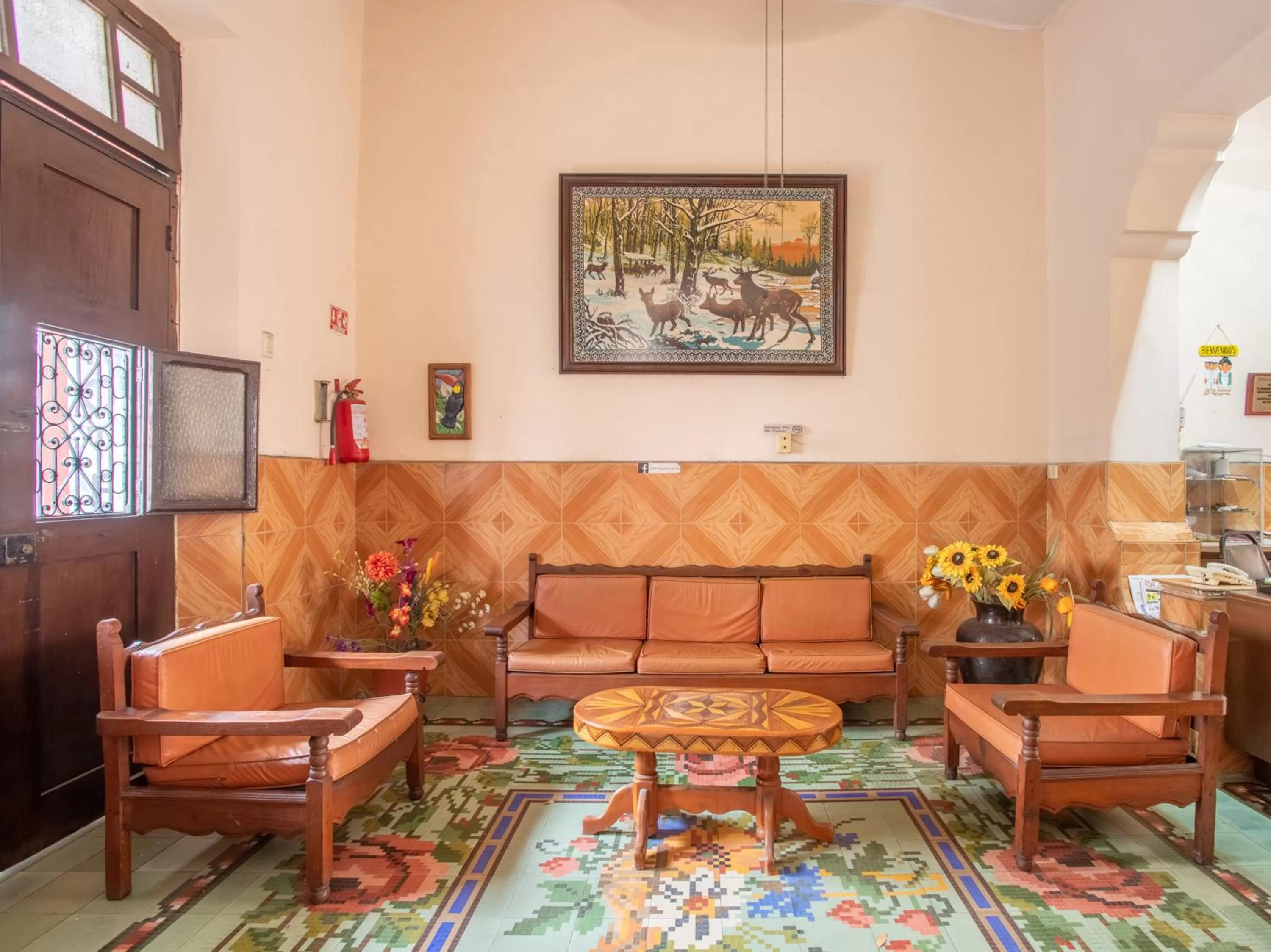 Lobby or reception in Hotel Margarita