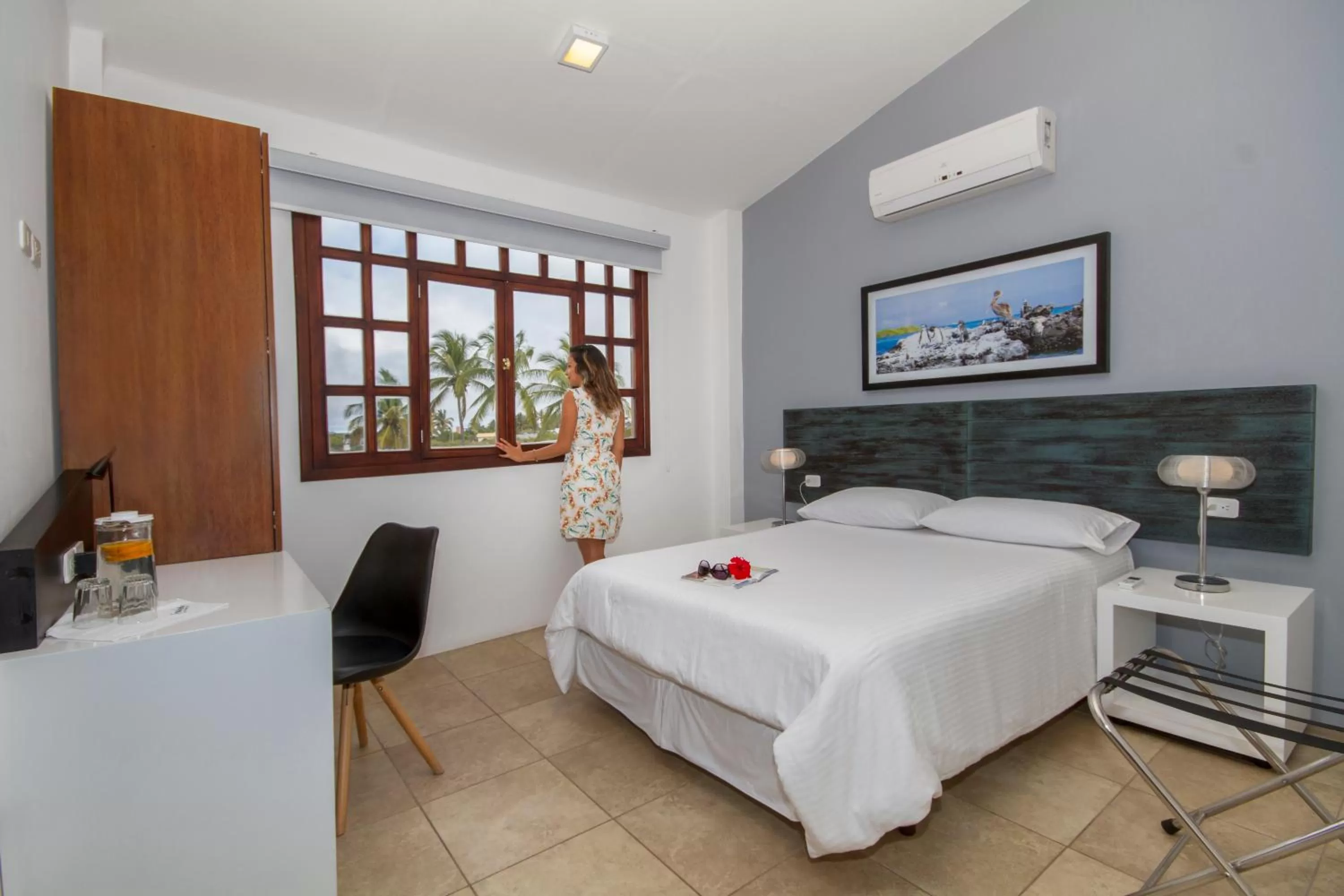 Bedroom, Bed in Hotel Volcano