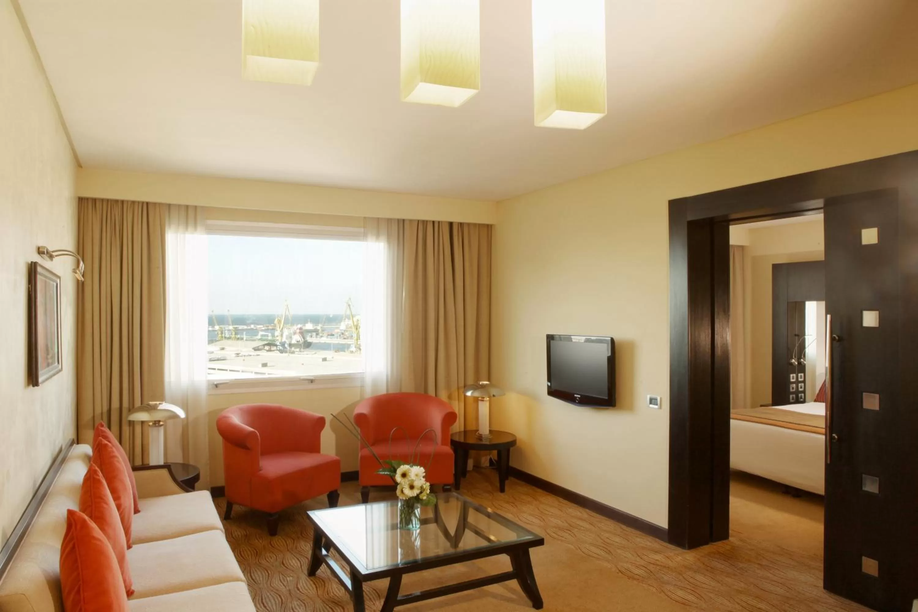 Living room, Seating Area in Hôtel Farah Casablanca