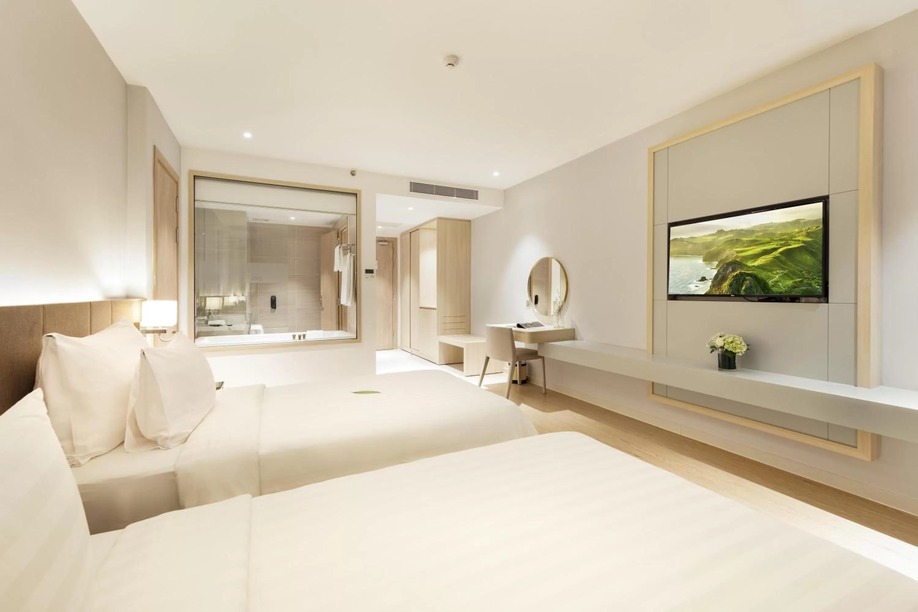 Bedroom, Bed in DQua Hotel