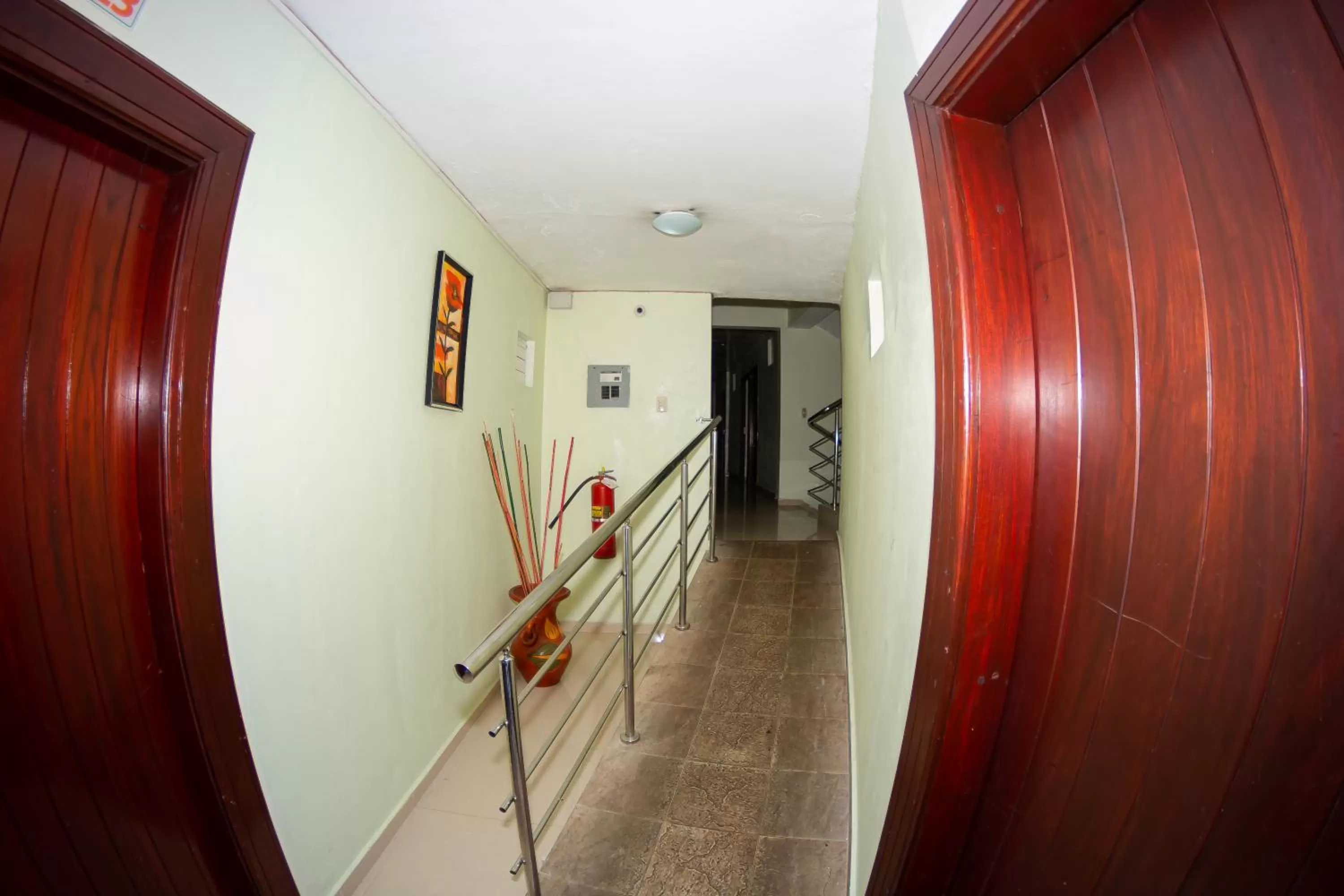 Decorative detail in Hotel Renacer