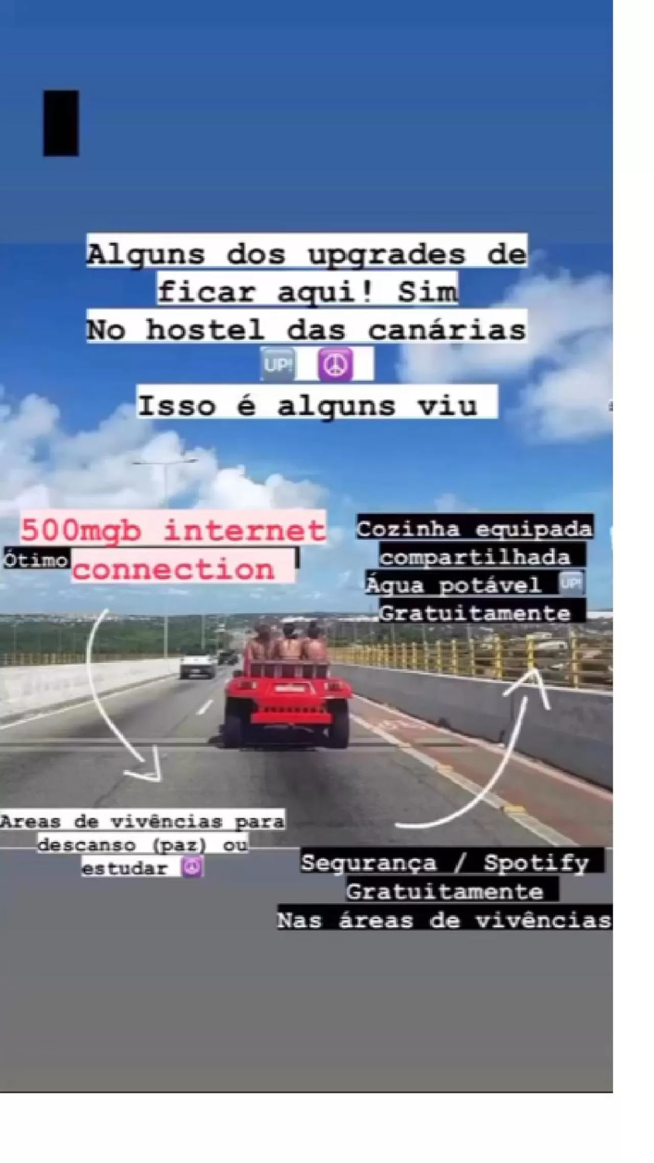 Off site in Hostel Das Canárias