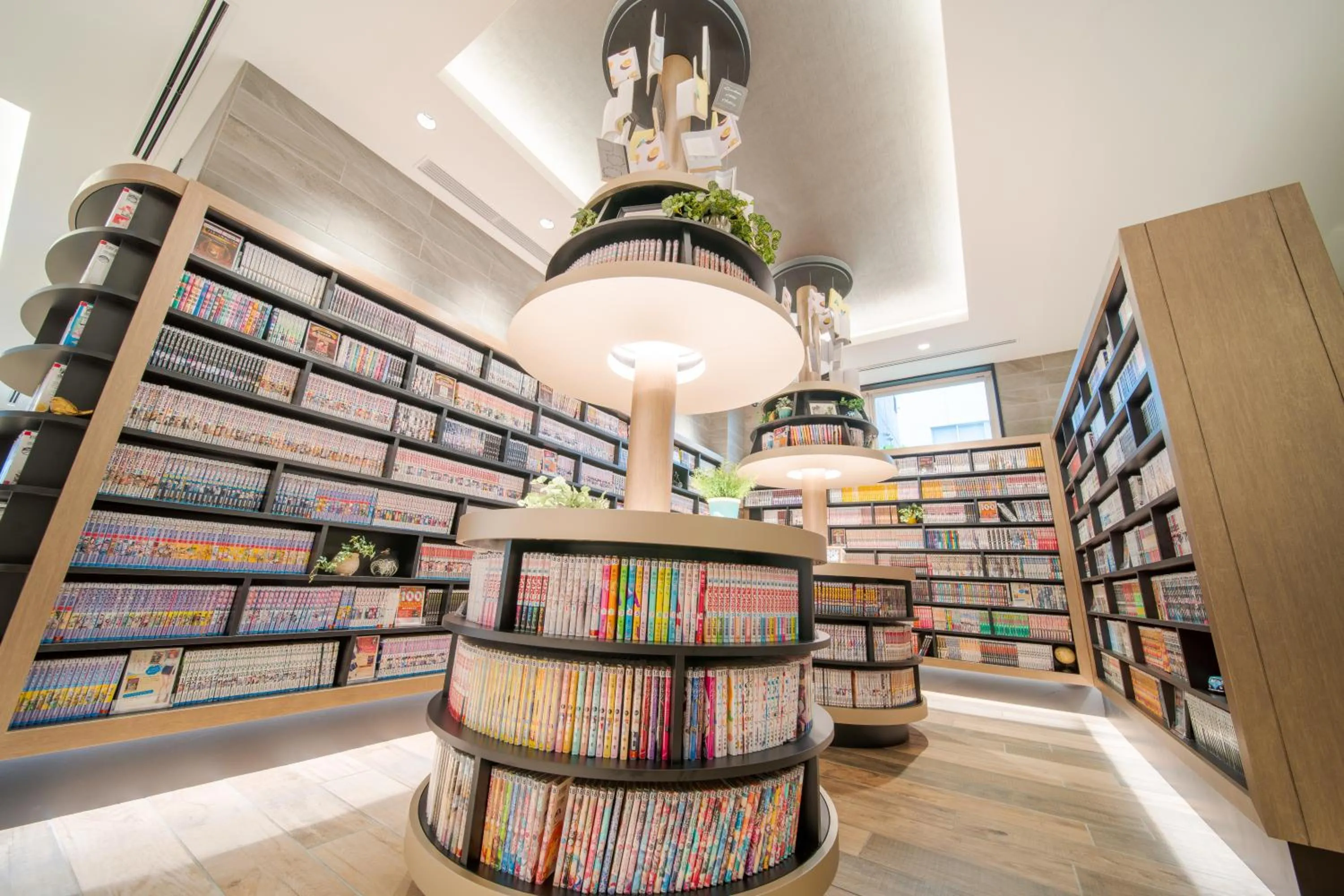 Library in Quintessa Hotel Osaka Shinsaibashi Comic & Books