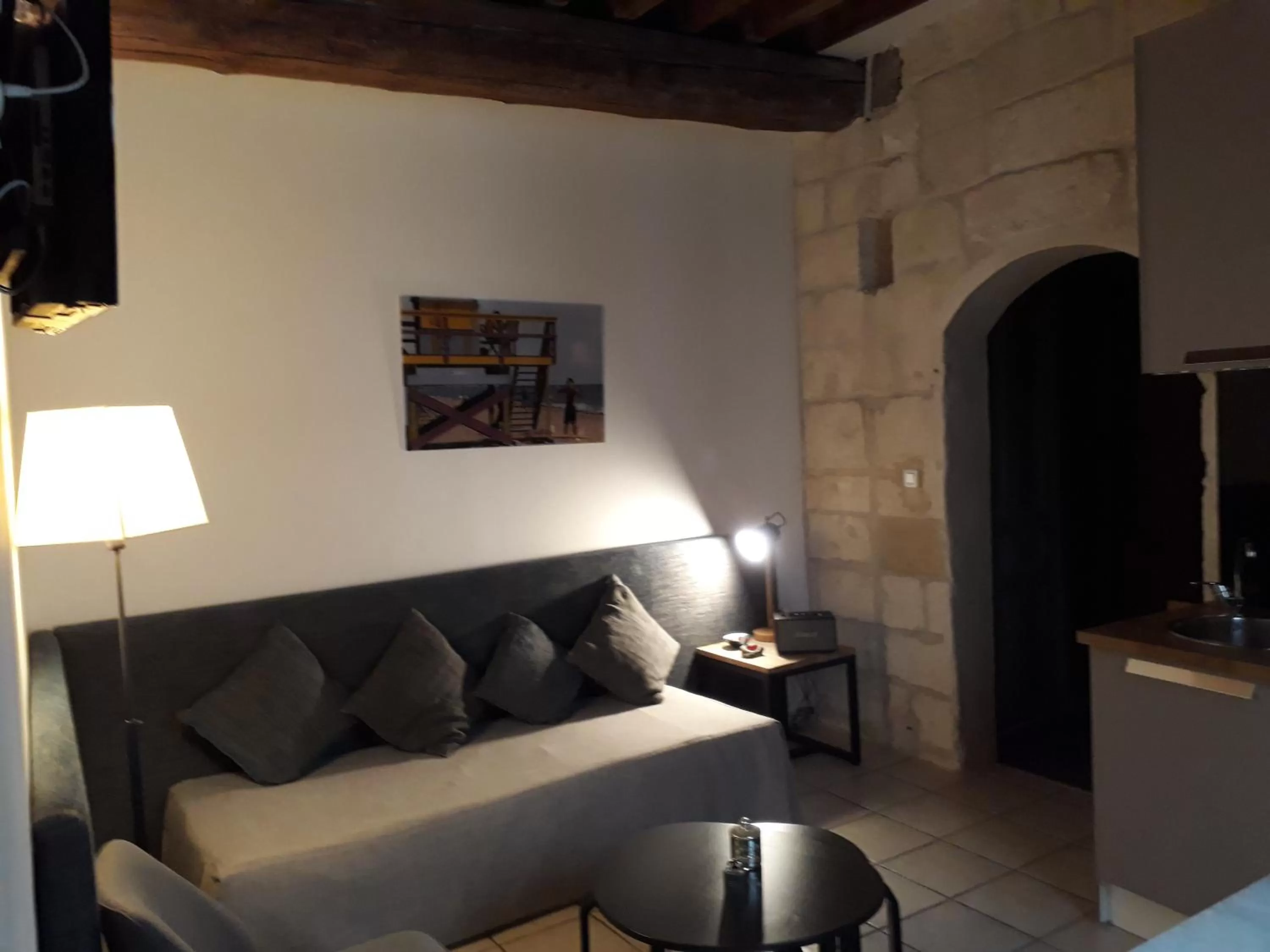 Bedroom, Seating Area in La Banasterie