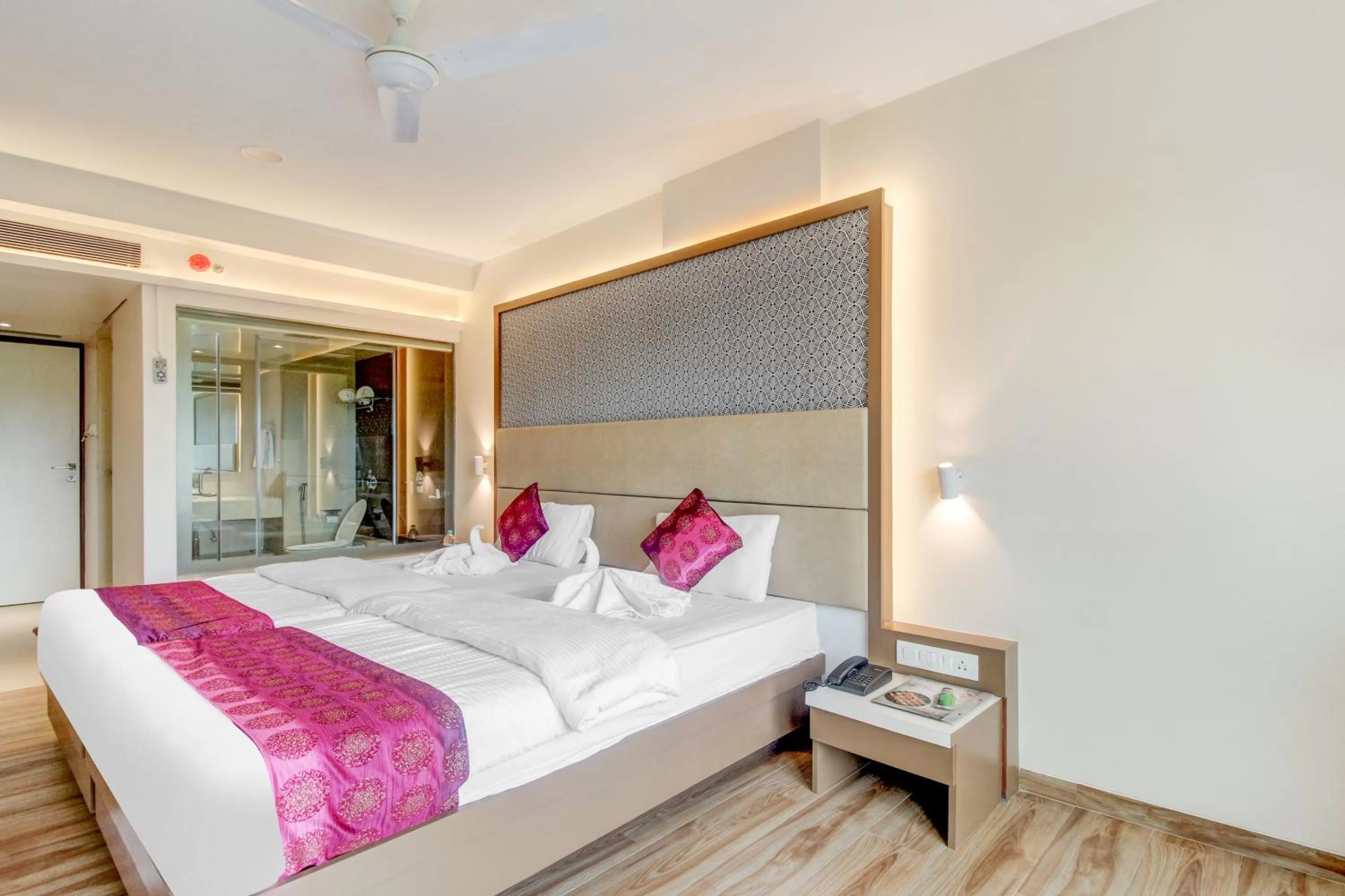 Bed in Grand Mookambika