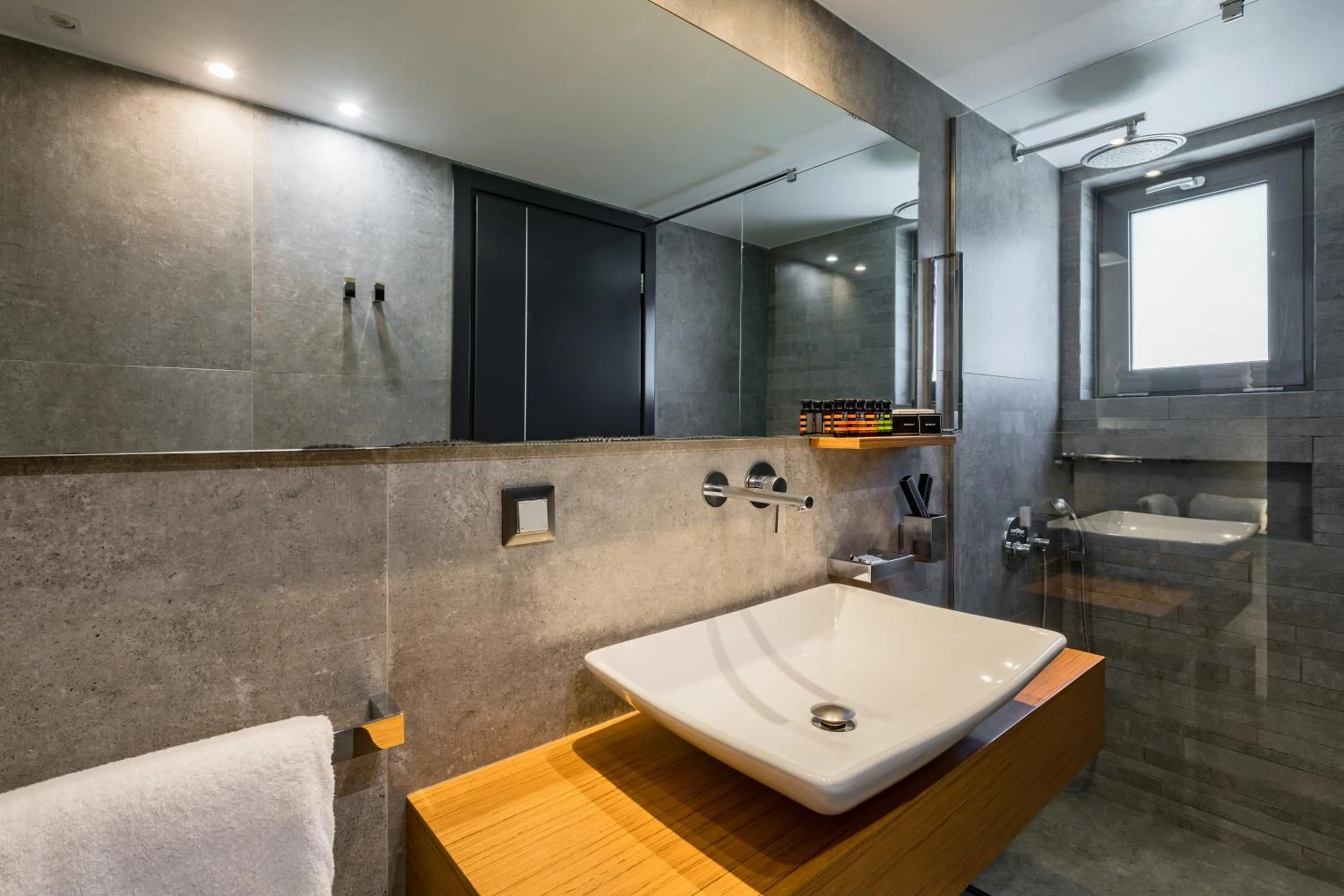 Shower in Anthemion Suites and Villas