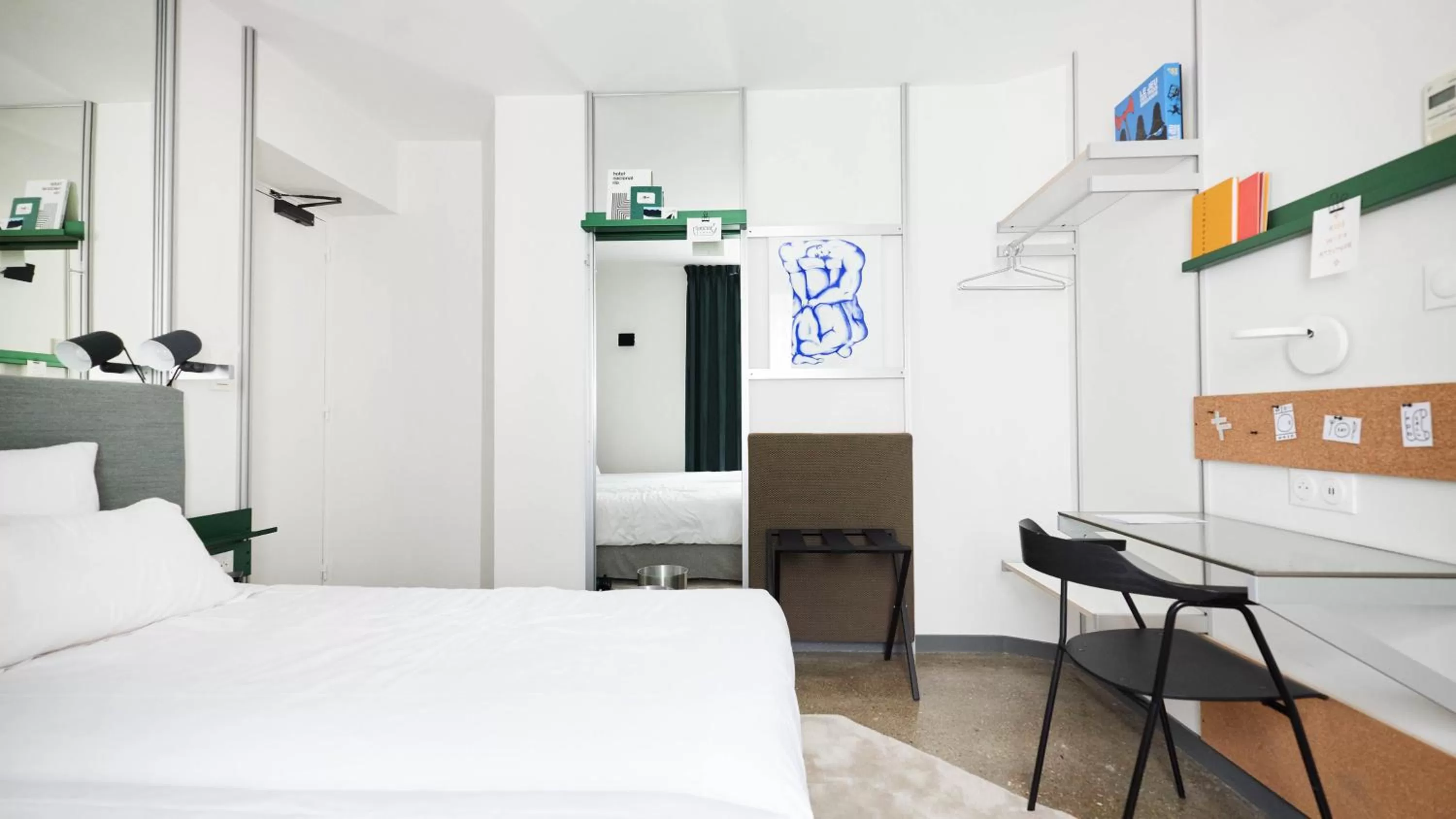 Bedroom, Bed in French Theory