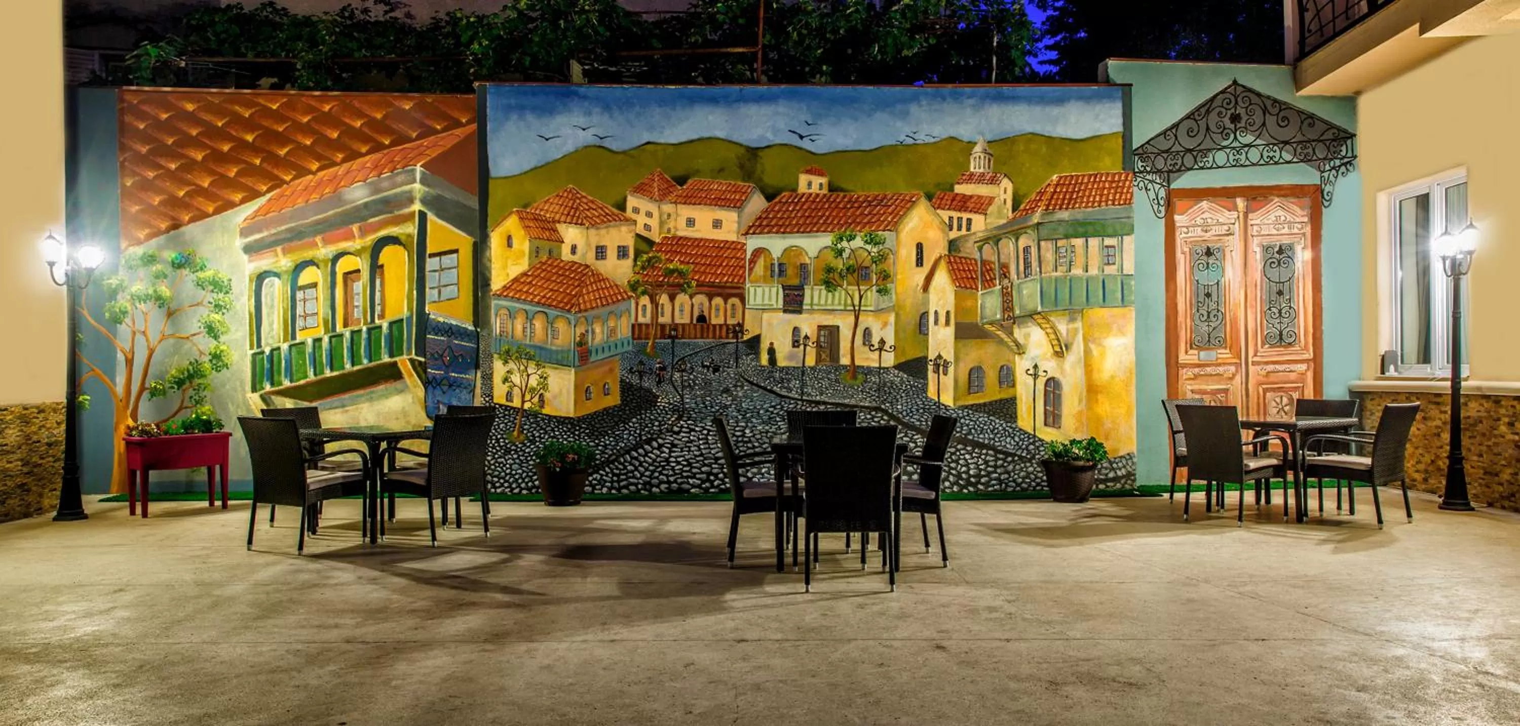 Garden in Hotel Gureli