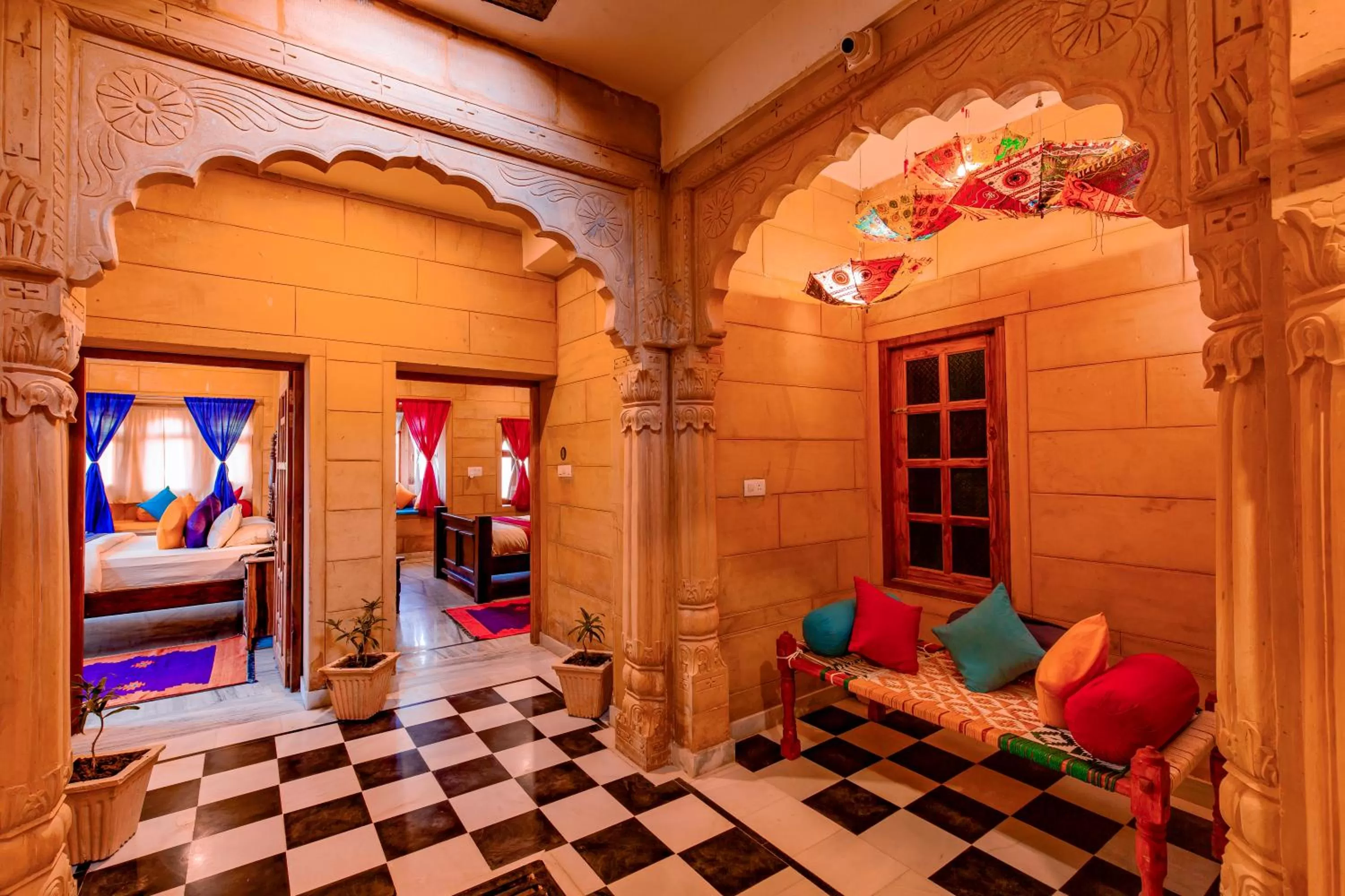 Seating area in Boutique Helsinki