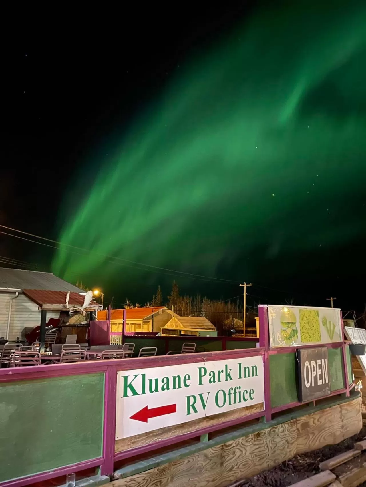 Night in Kluane Park Inn