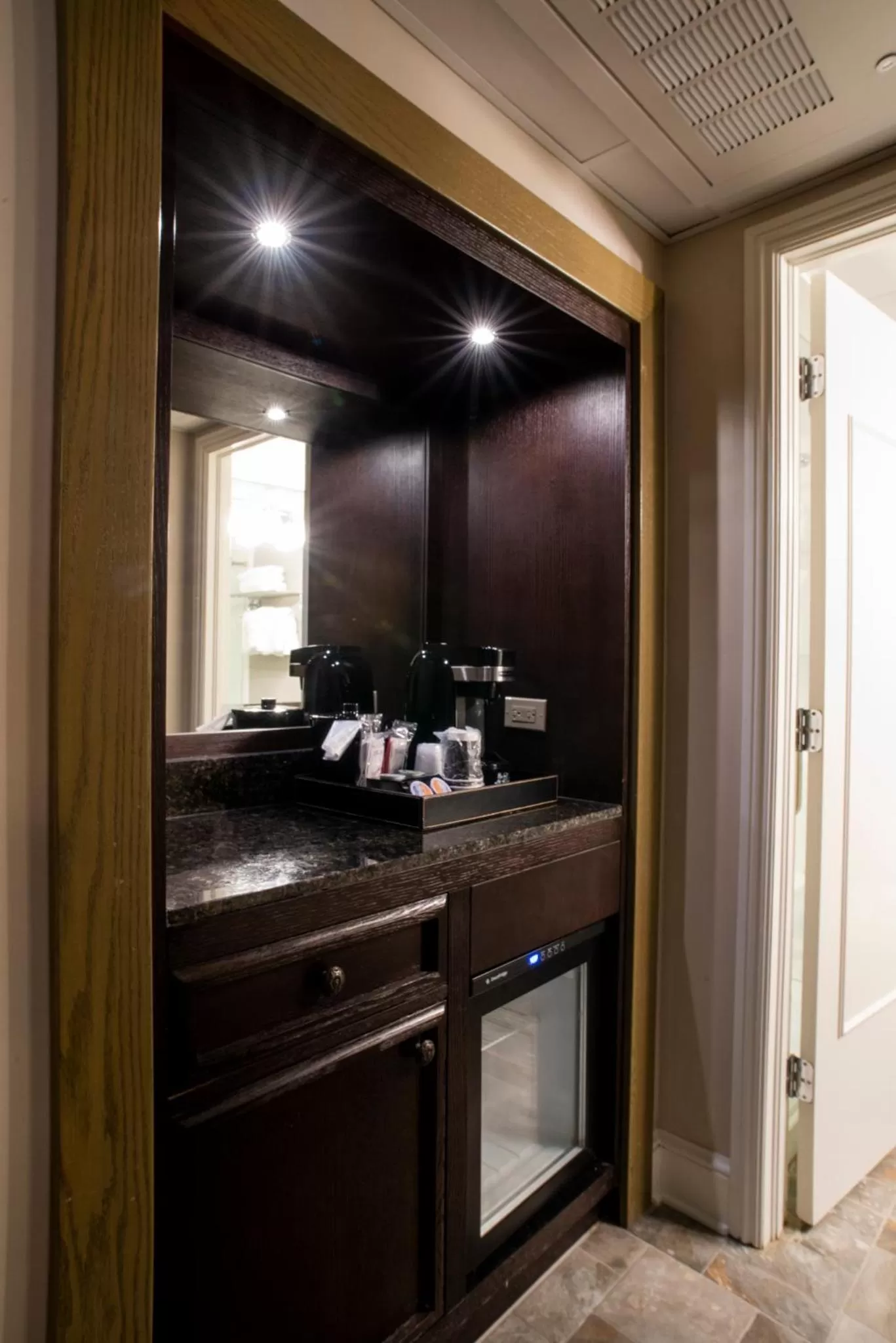 Kitchen or kitchenette in Hotel St. Marie