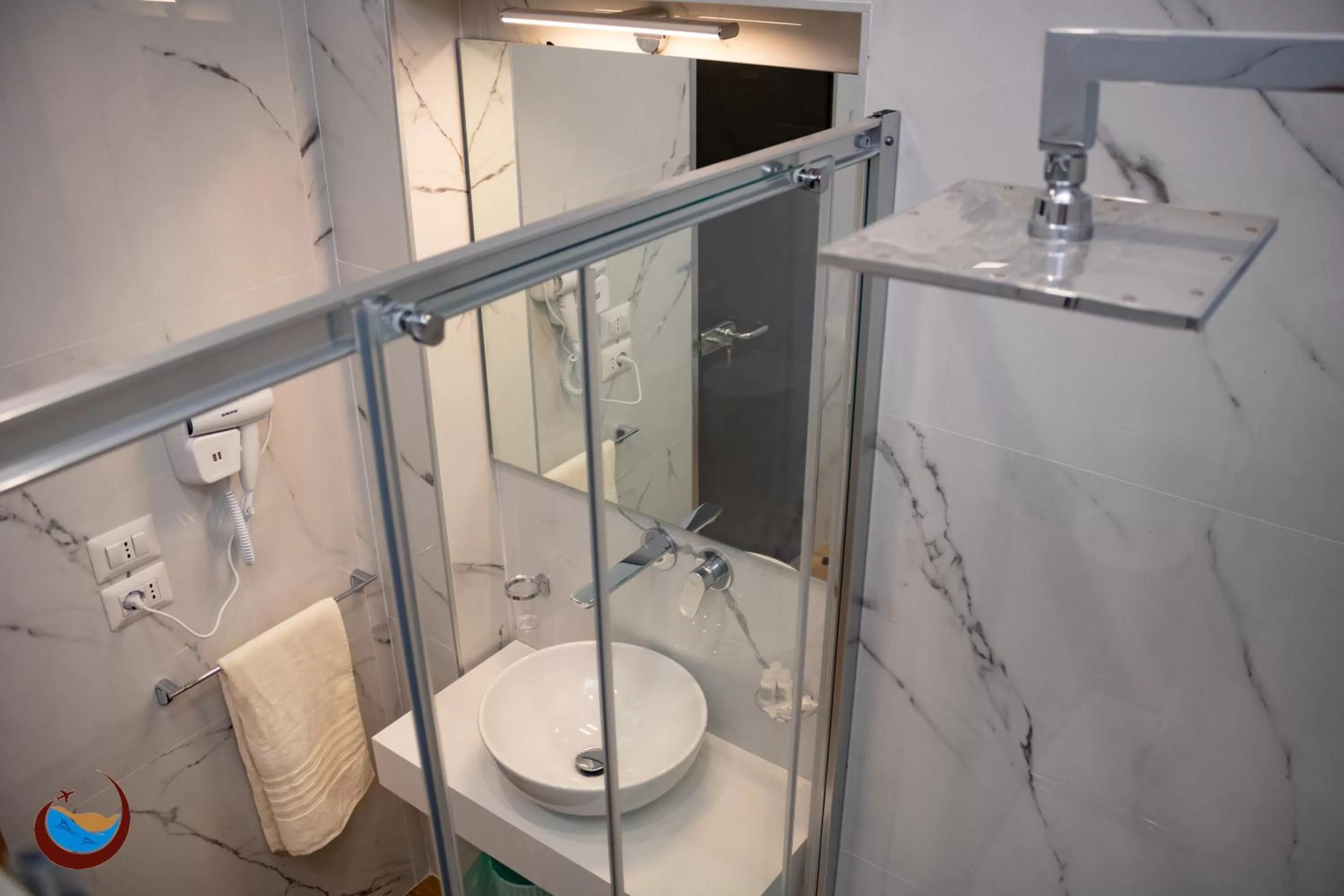 Shower, Bathroom in Beauty House Via Veneto