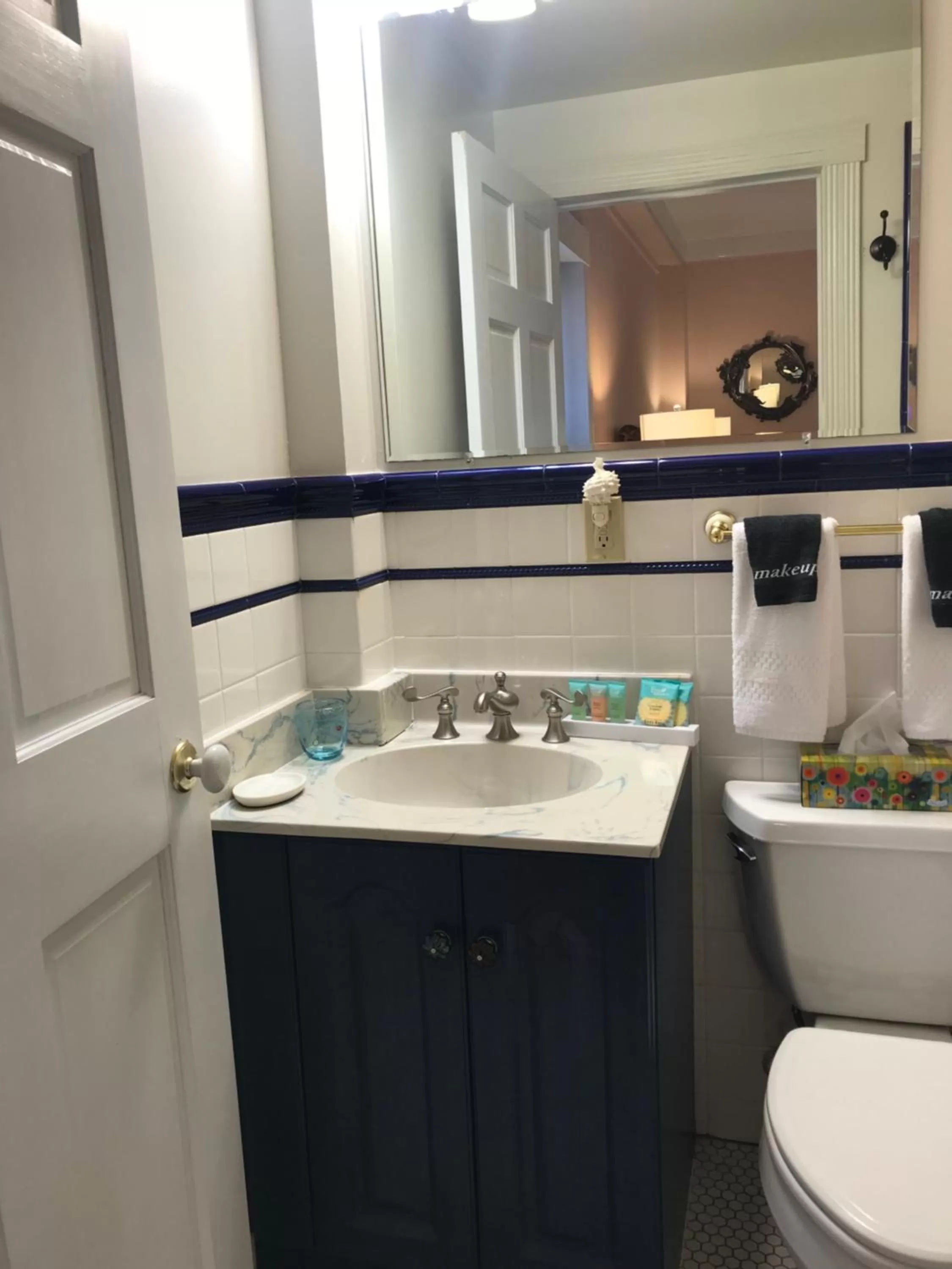 Toilet in Elaine's Cape May Boutique Hotel