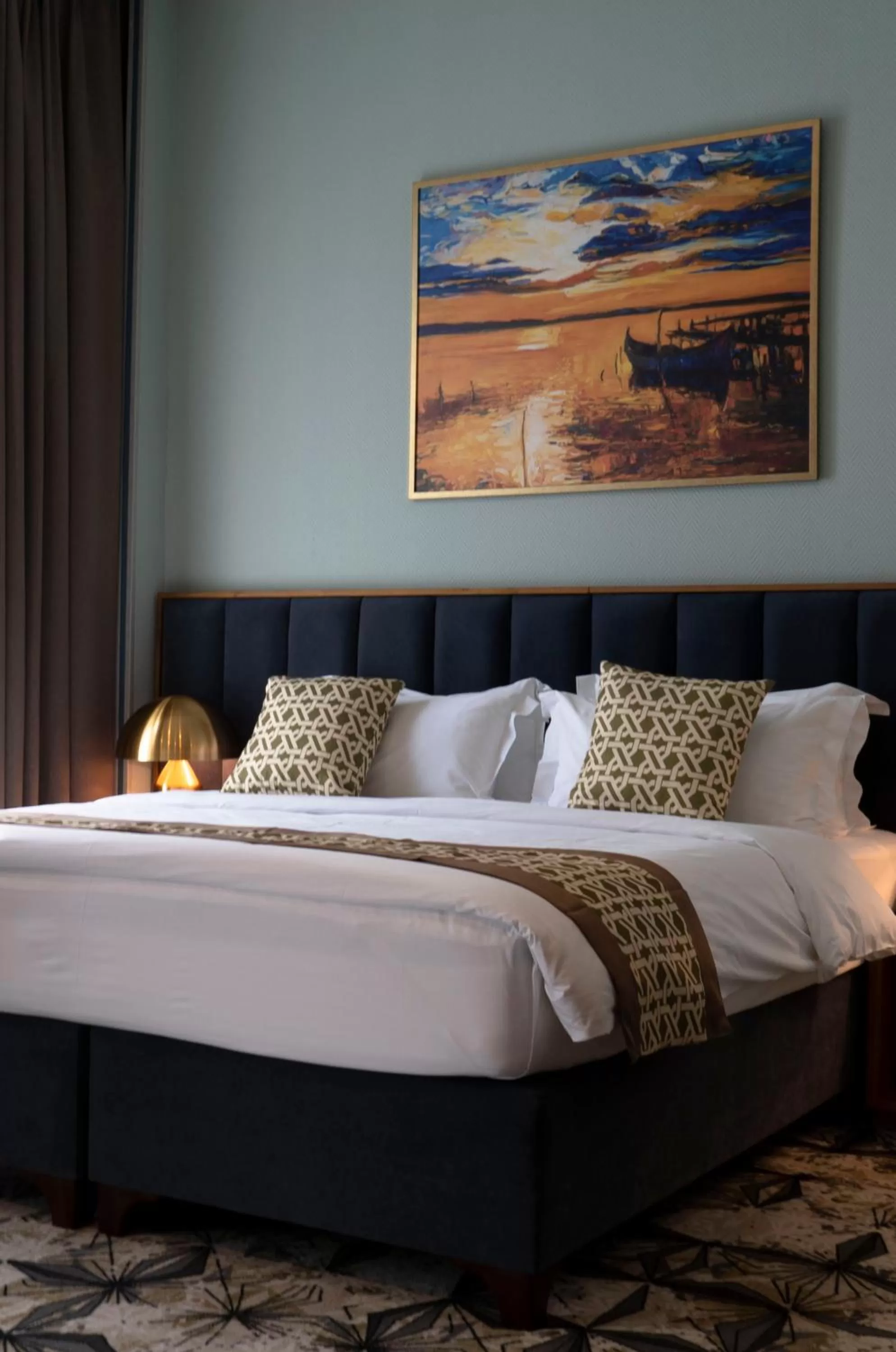 Bed in Grand Opera Hotel