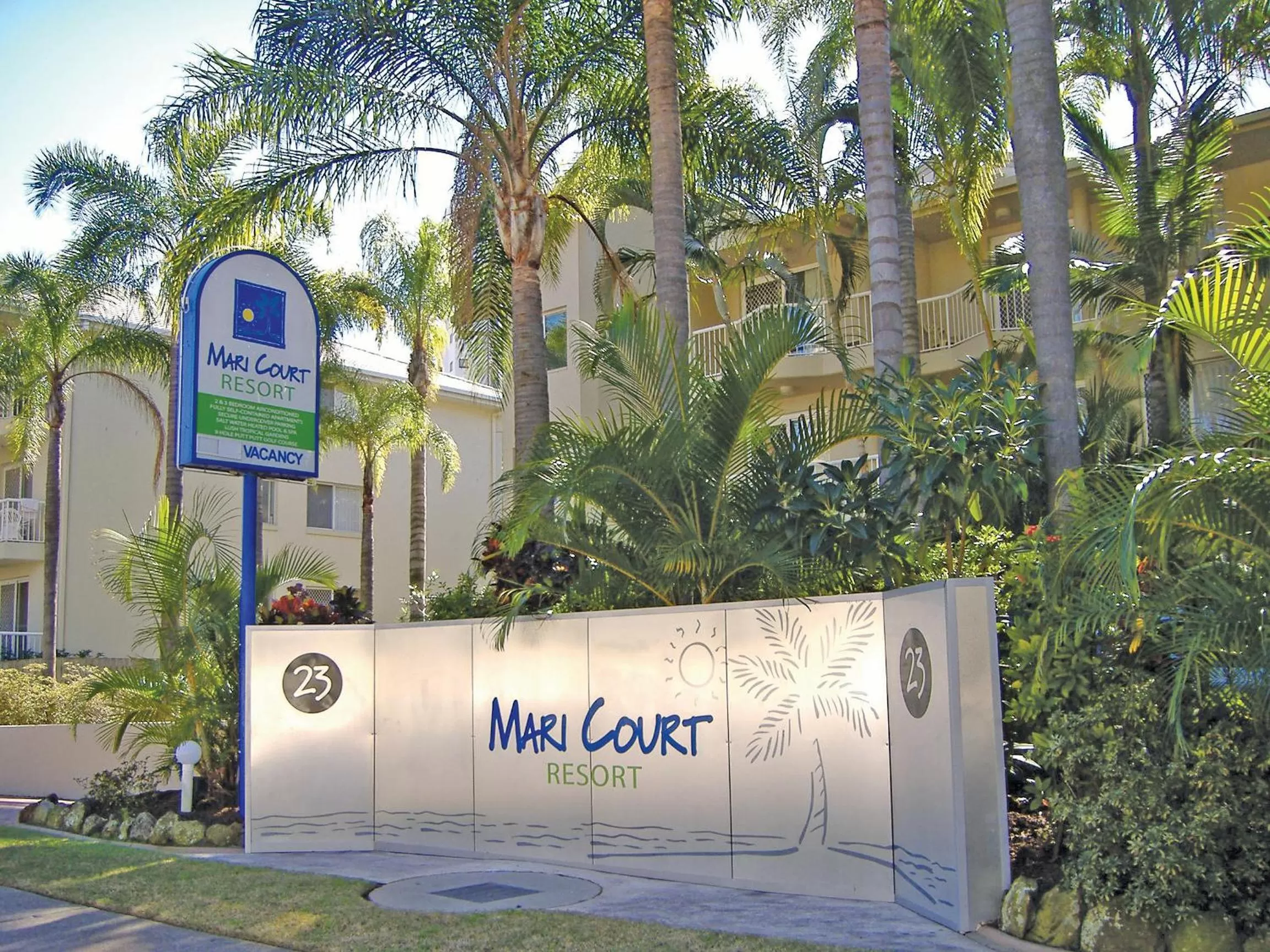 Property logo or sign in Mari Court Resort