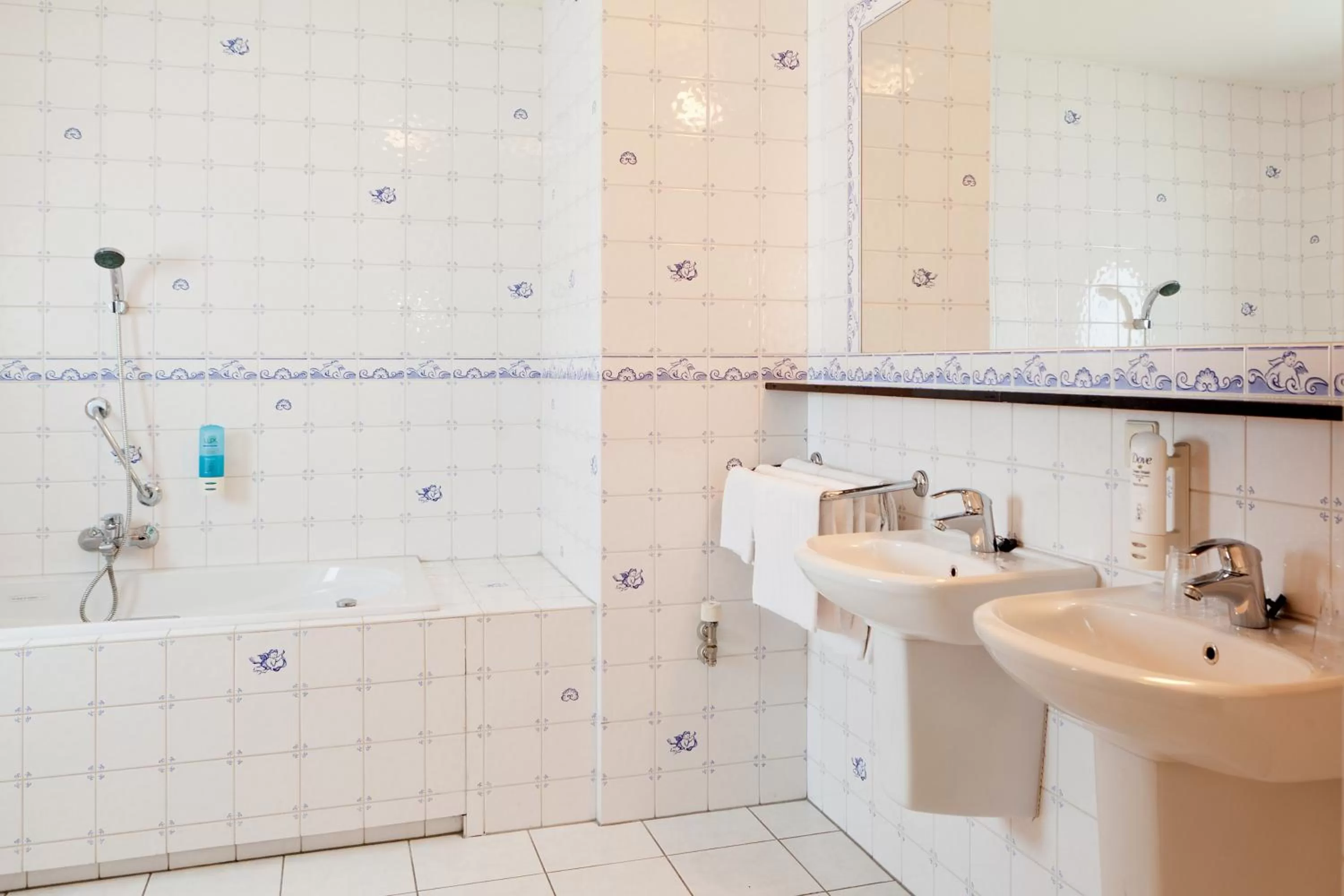 Bathroom in Hotel De Druiventros