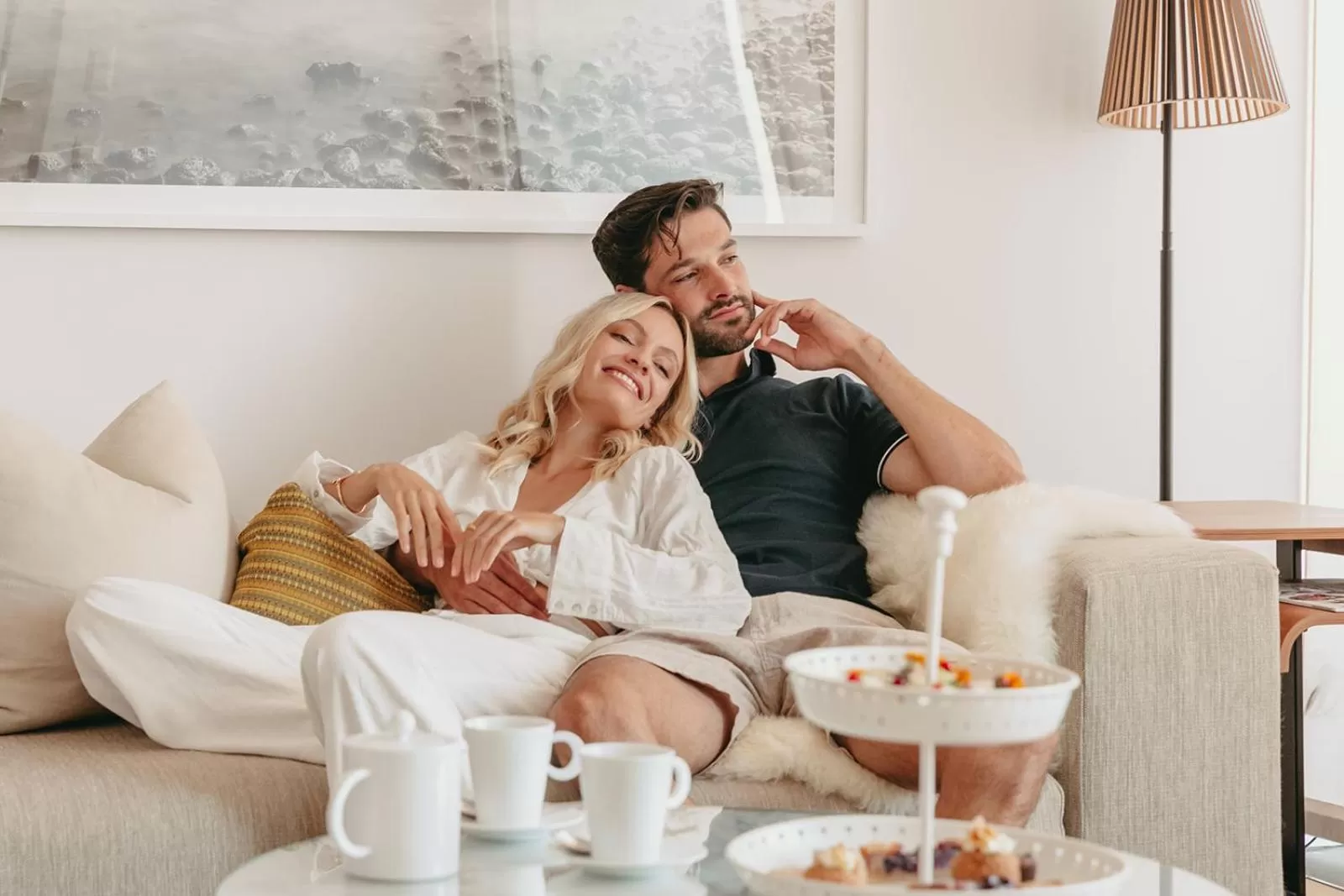 Living room in Hotel Palafitte
