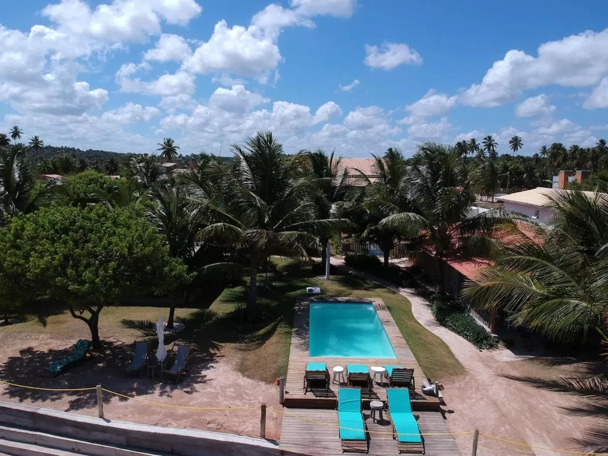 Garden view in Pousada Villa Tatuamunha