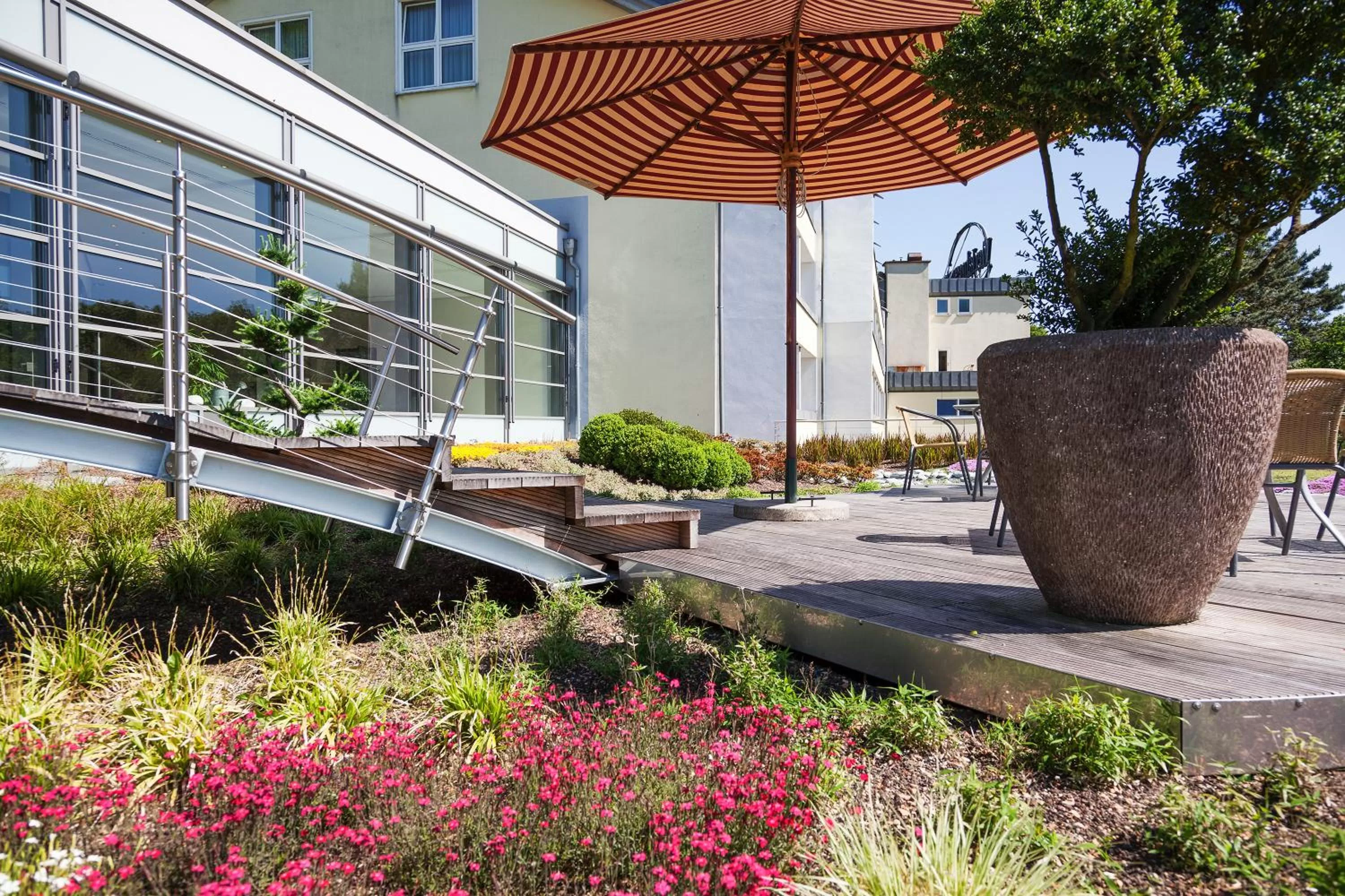 Balcony/Terrace in Hotel VierJahreszeiten am Seilersee