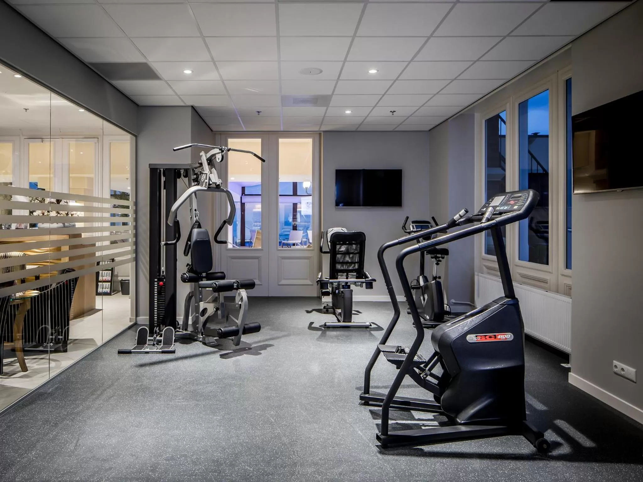 Fitness centre/facilities in Grand Hotel Amrâth Kurhaus The Hague Scheveningen