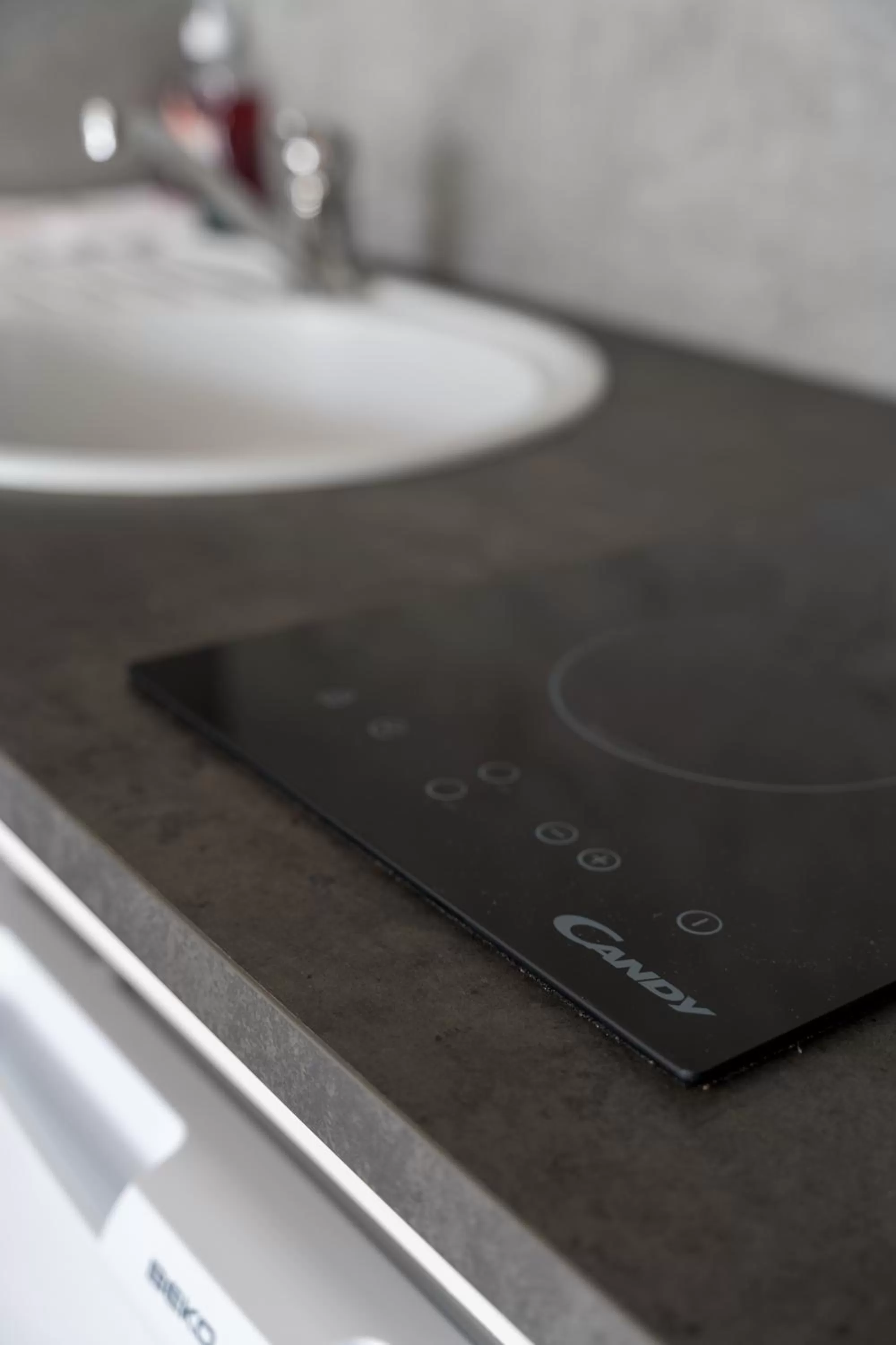 Kitchen or kitchenette in Hotel Libera Caen Colombelles