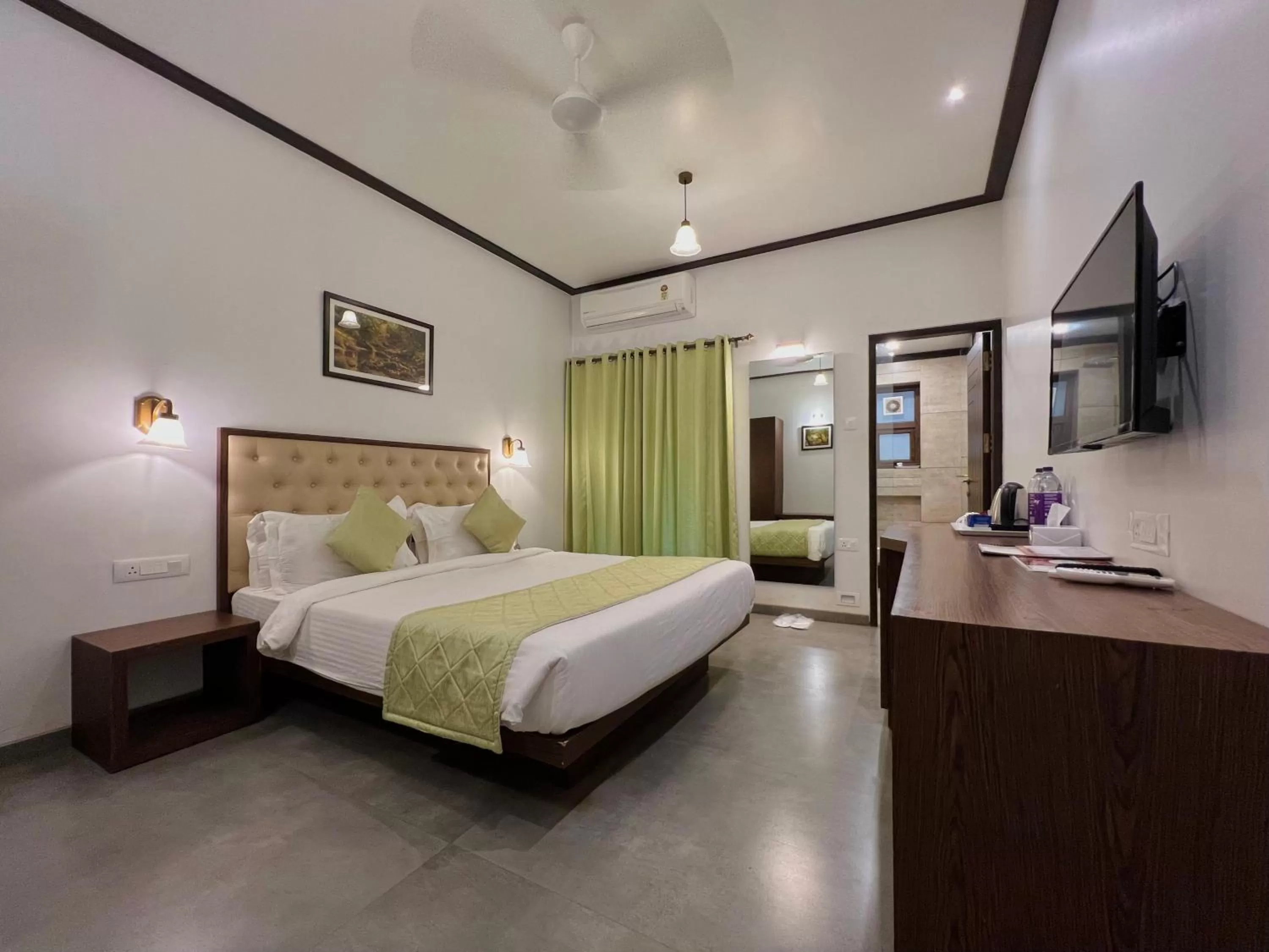 Bed in Tranquil Resort & Spa