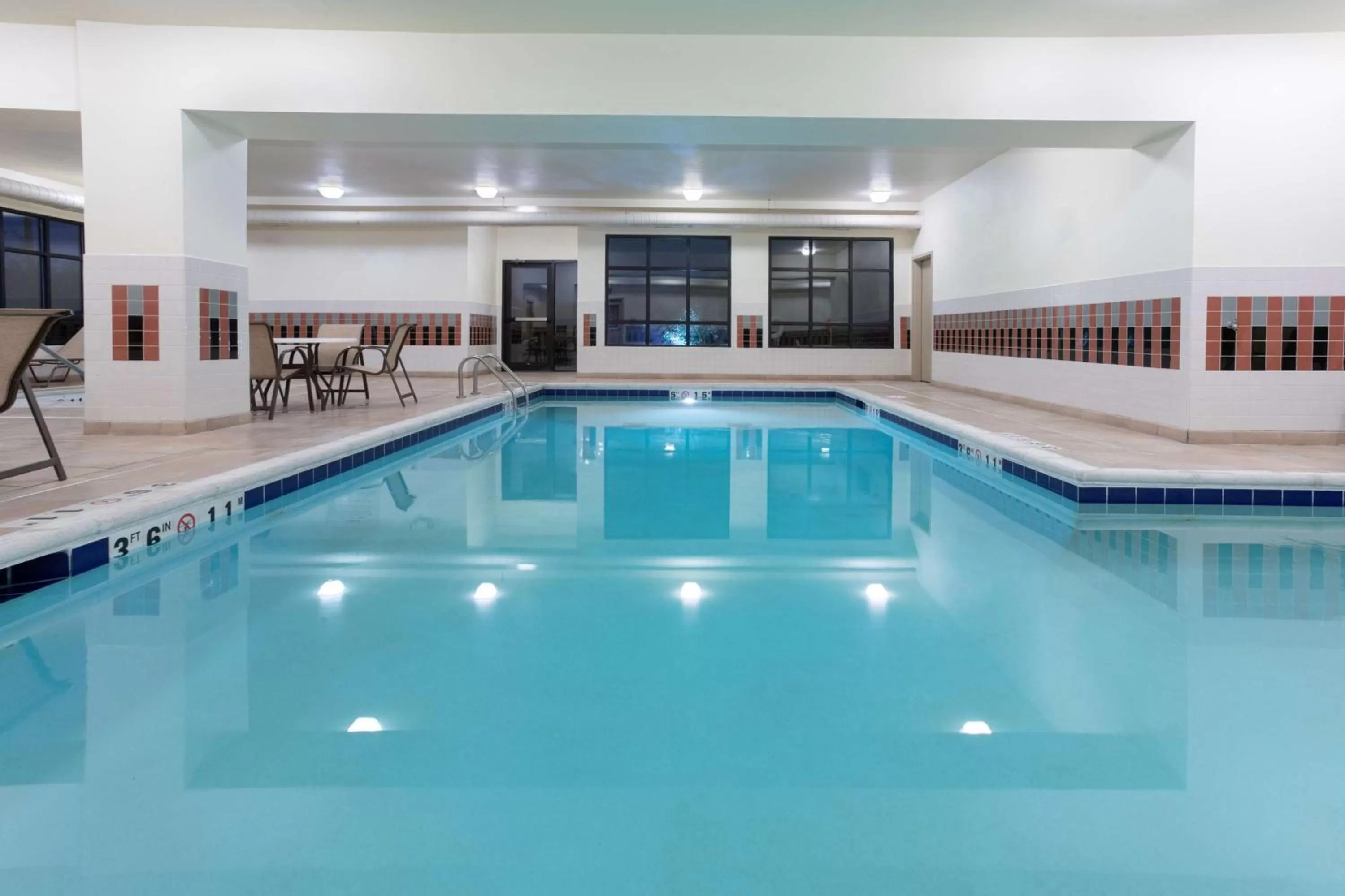 Pool view in Hampton Inn Rock Springs