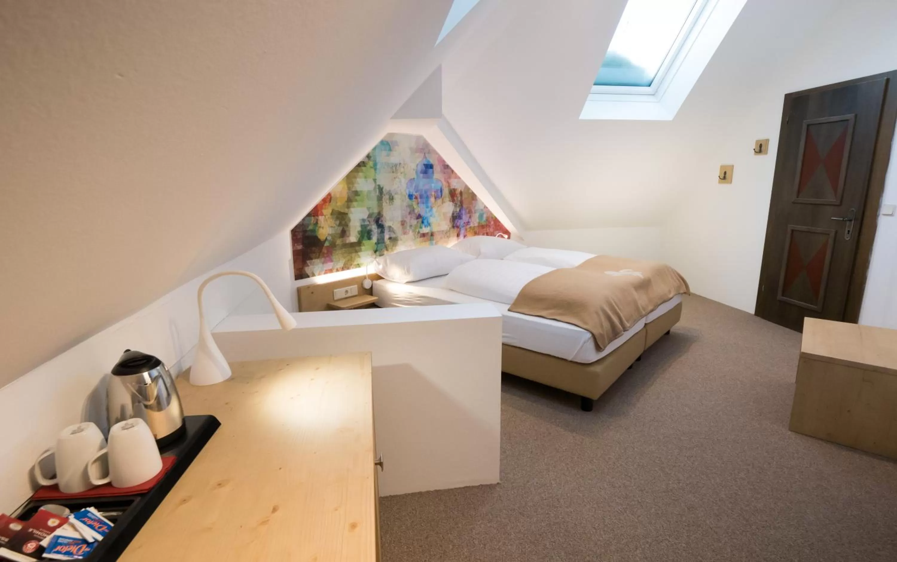 Bed in Family Hotel Schloss Rosenegg