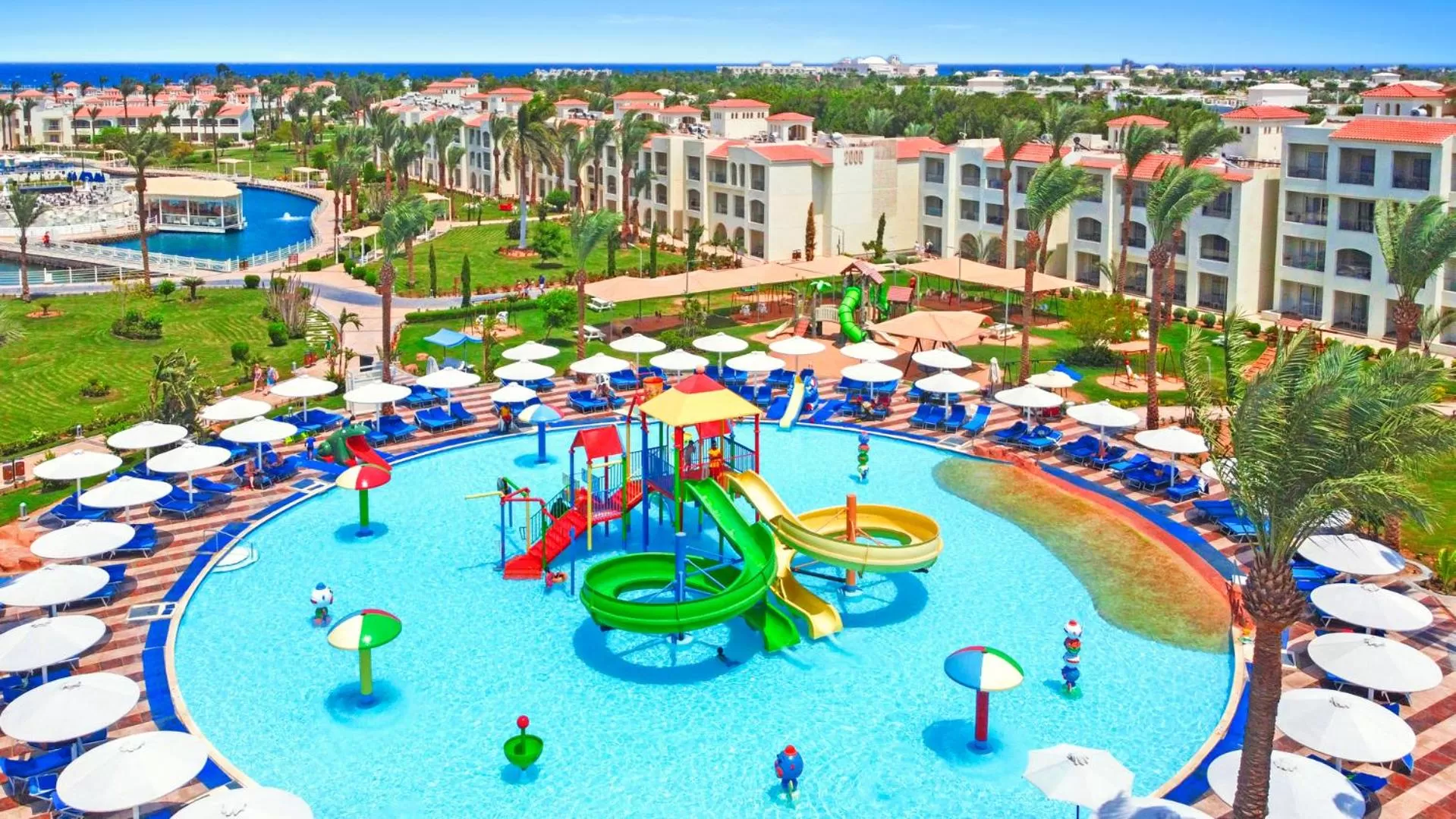 Aqua park in Pickalbatros Dana Beach Resort - Aqua Park
