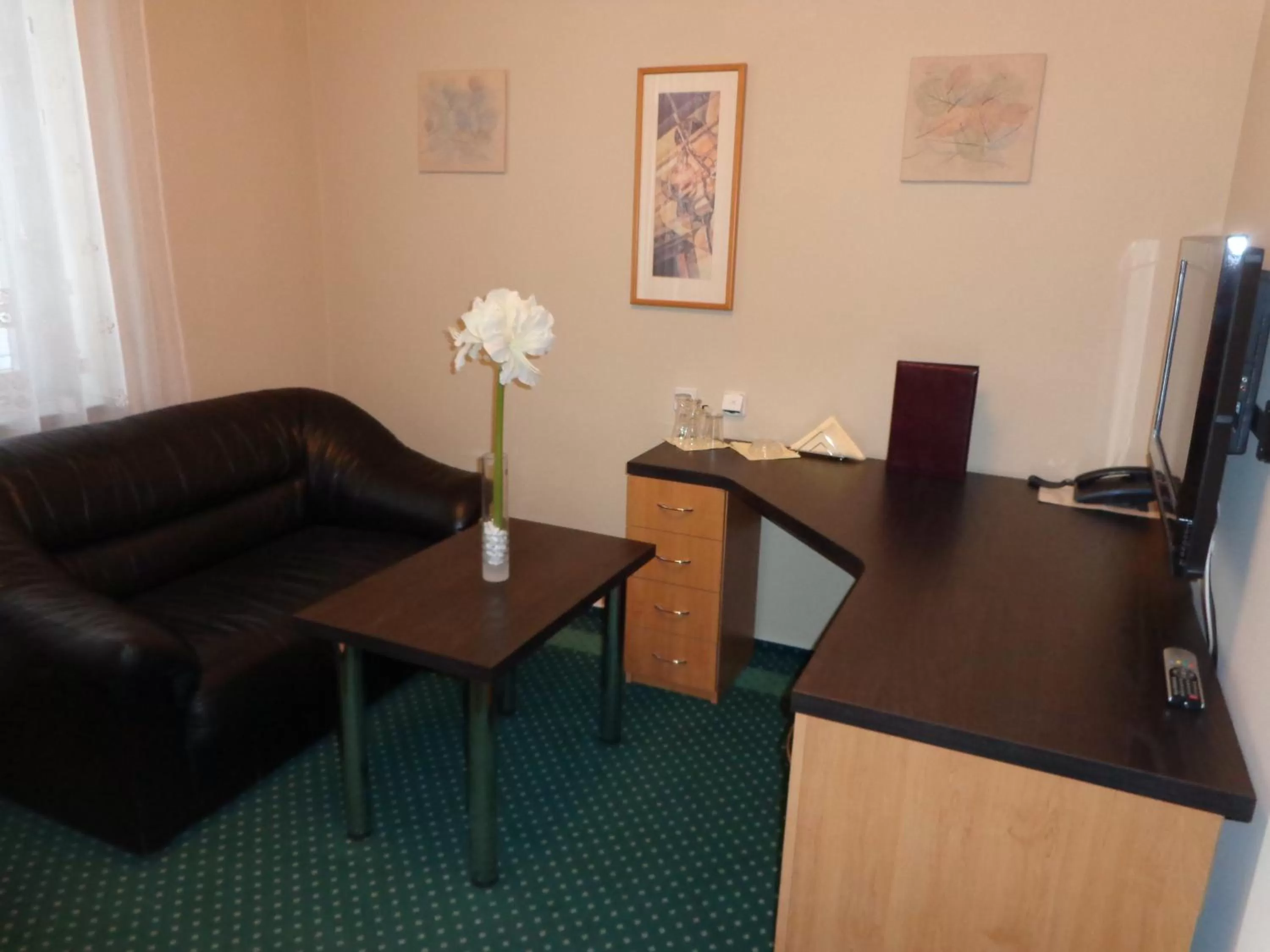 Seating area in Hotel Vacek Pod Věží