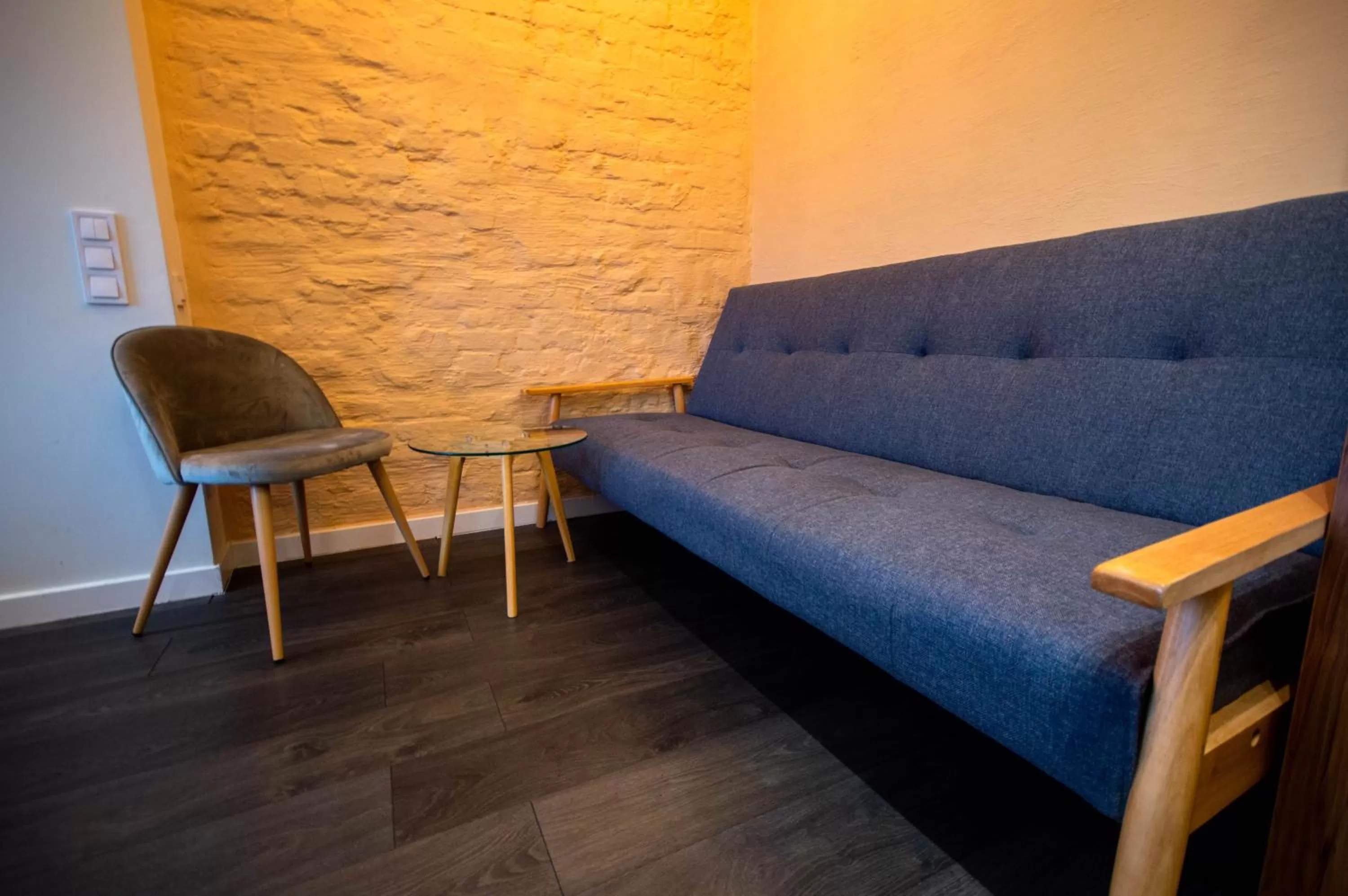 Seating area in Kyiv Panorama Apartments near Gulliver