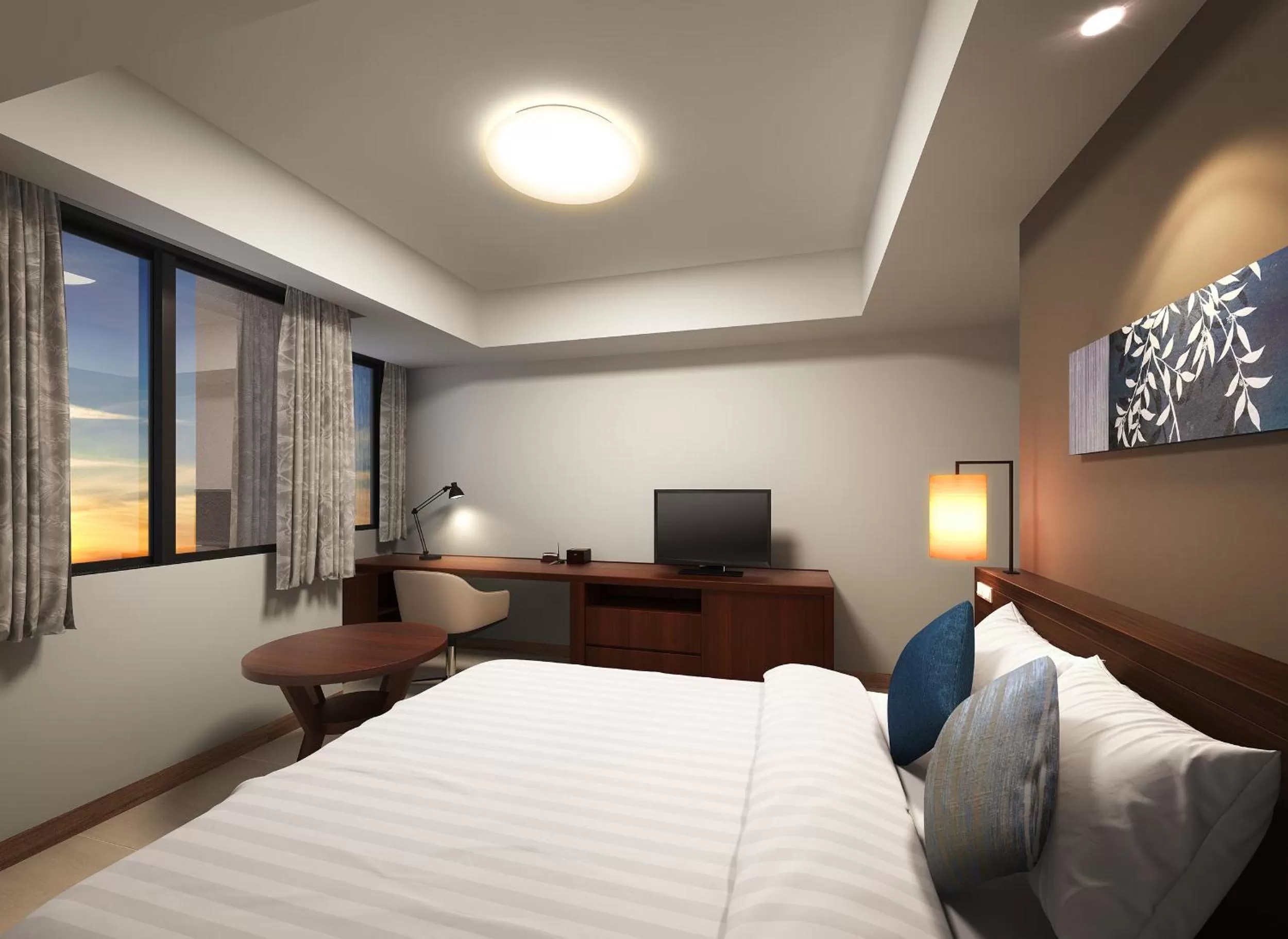 Photo of the whole room, Bed in Axia South Cikarang Service Apartment