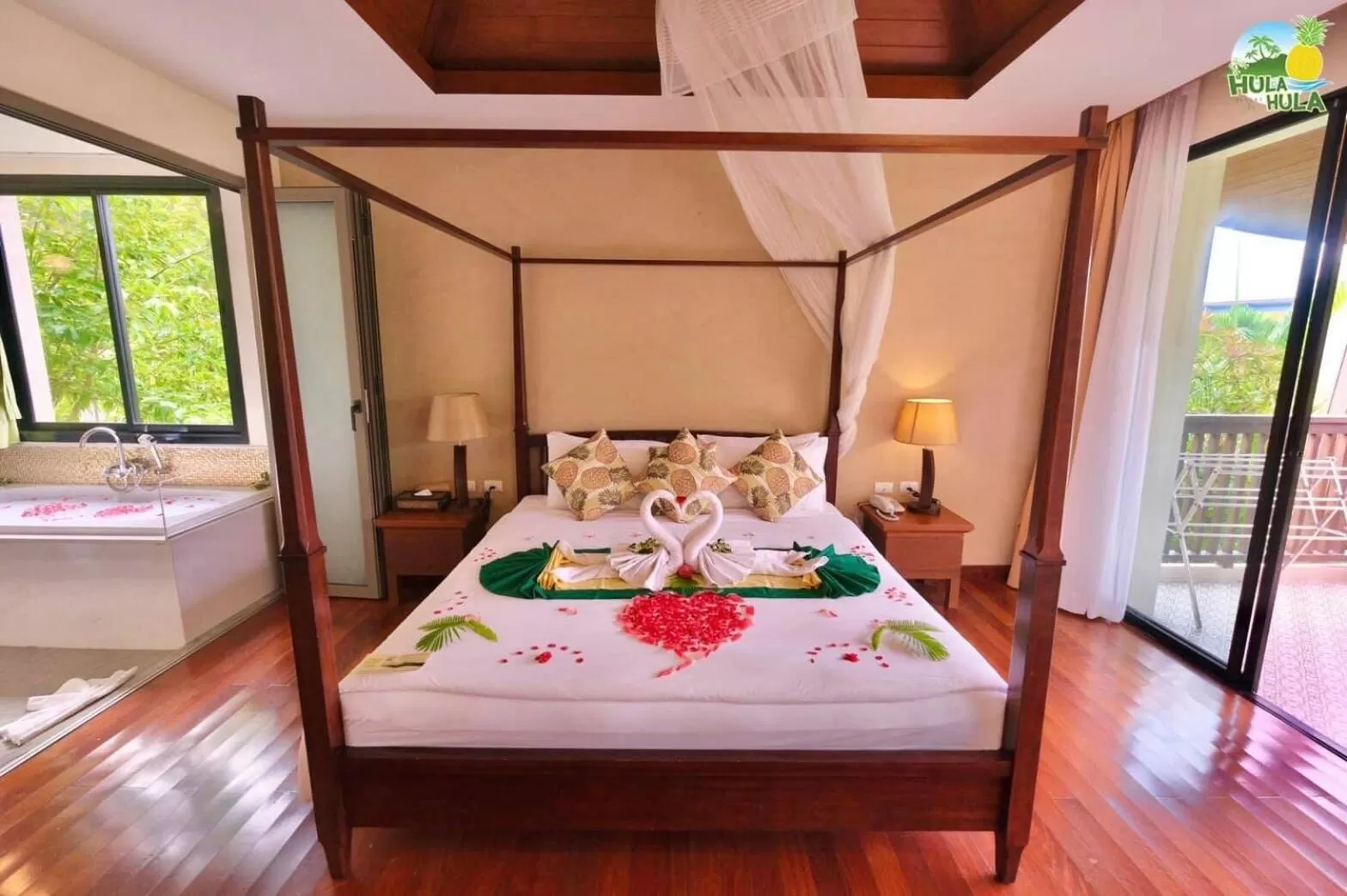 Bed in Hula Hula Resort, Ao Nang