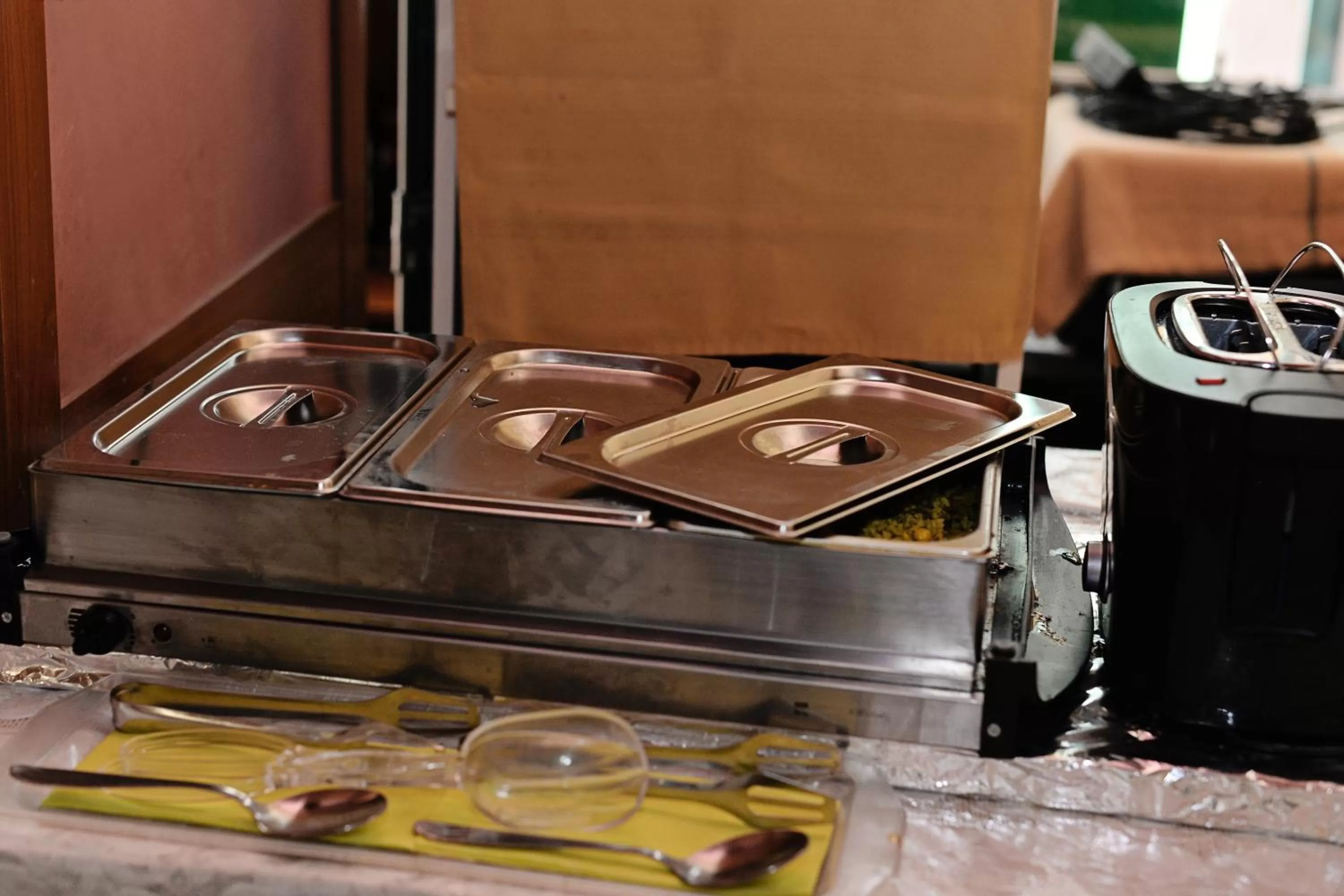 Buffet breakfast in Family Art-Hotel Zora