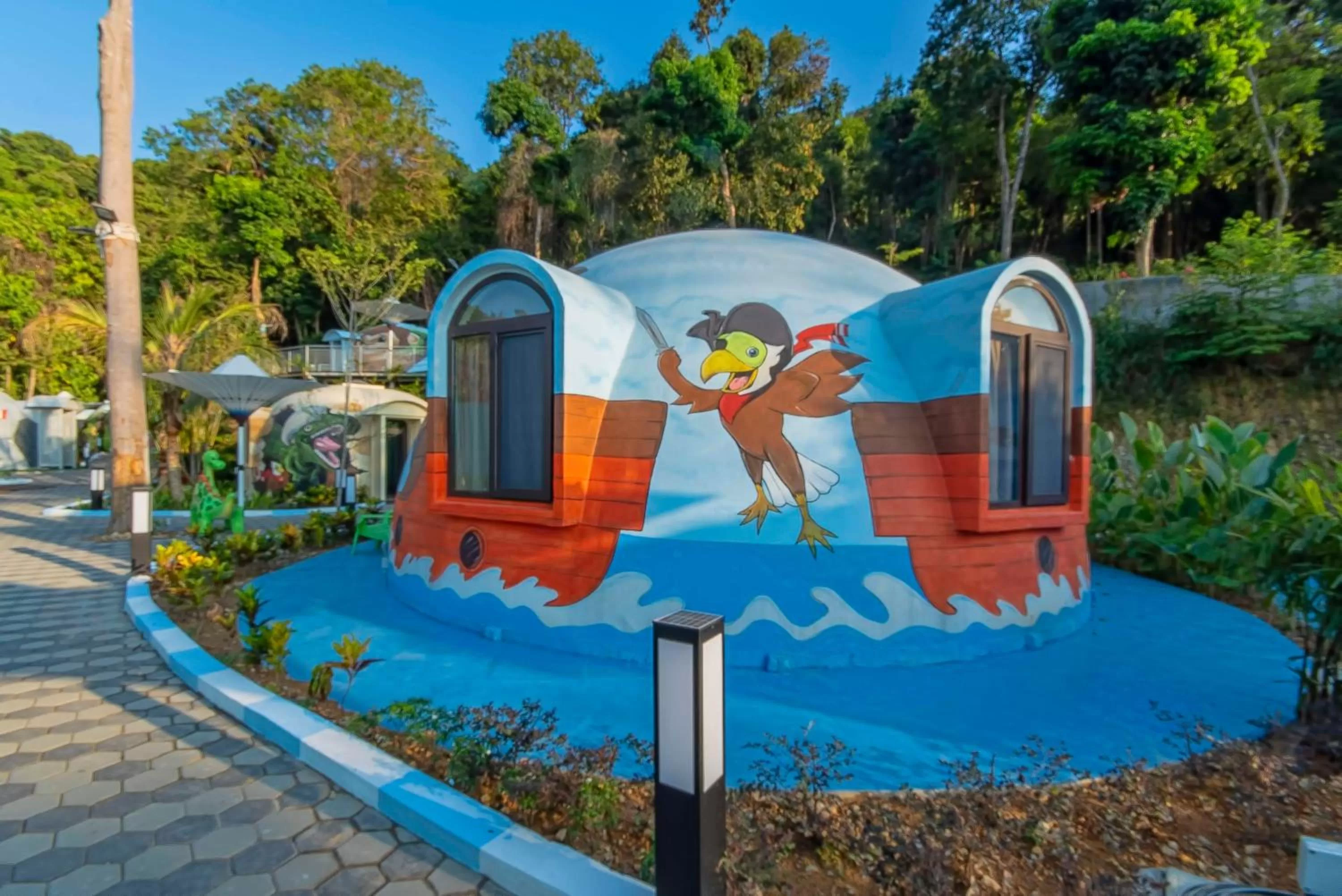 Decorative detail in MyRus Resort Langkawi