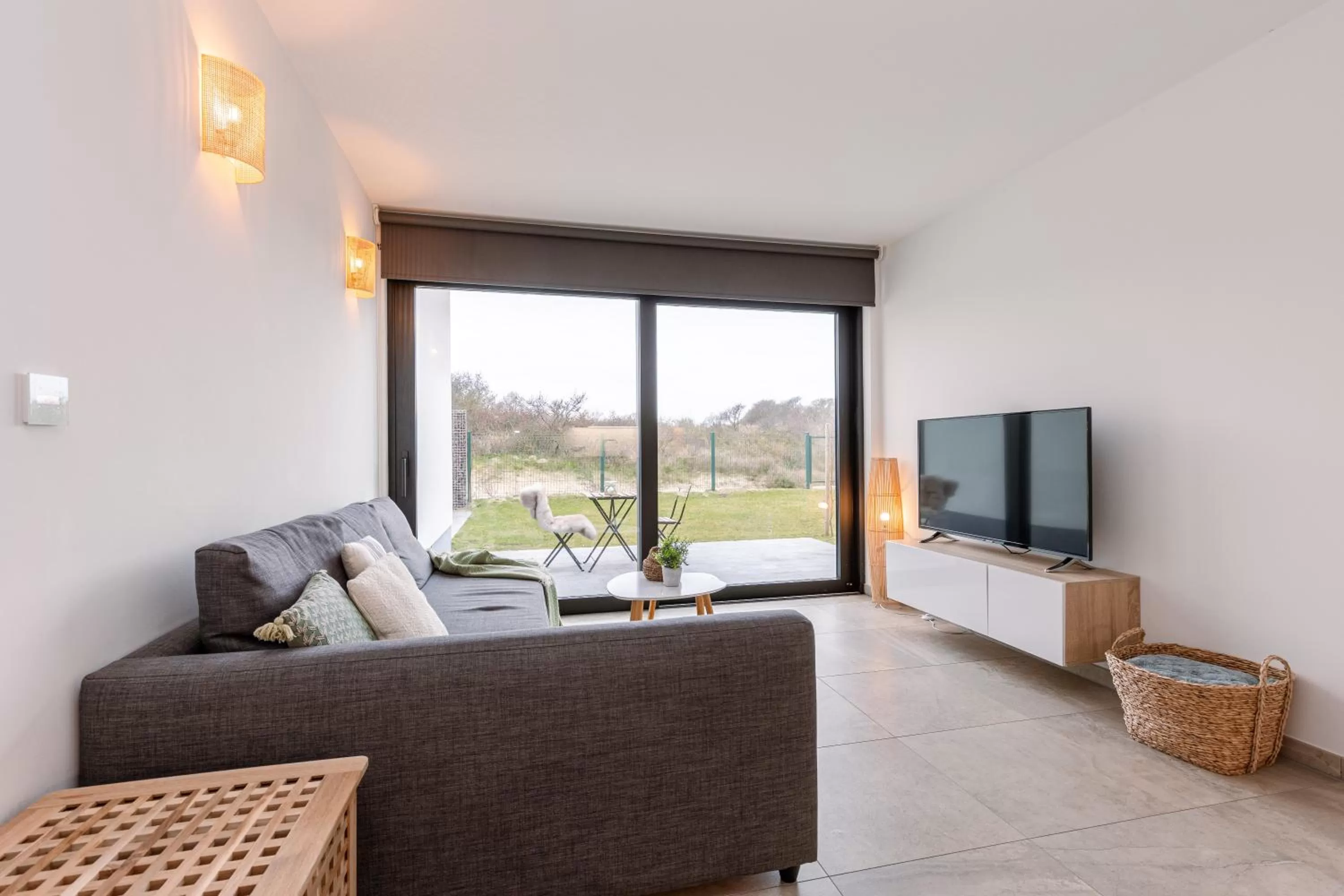 Living room, Seating Area in Whaaw Westende-bad