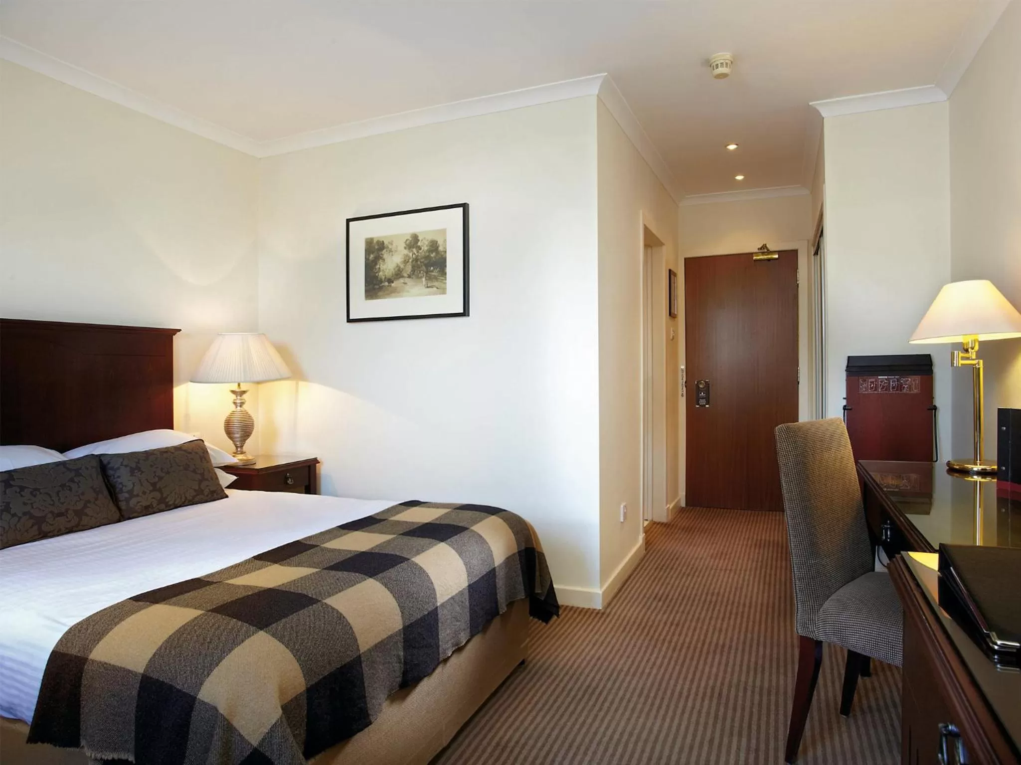 Bed in Macdonald Inchyra Hotel & Spa