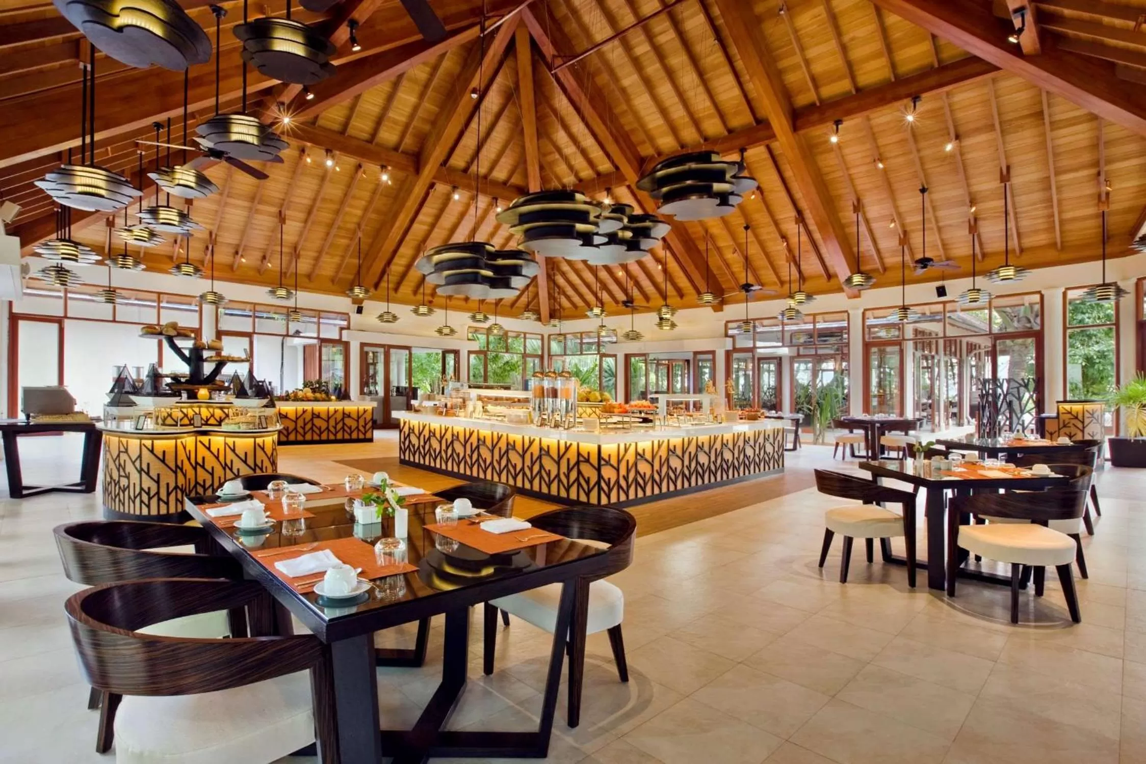 Breakfast in Hilton Seychelles Labriz Resort & Spa