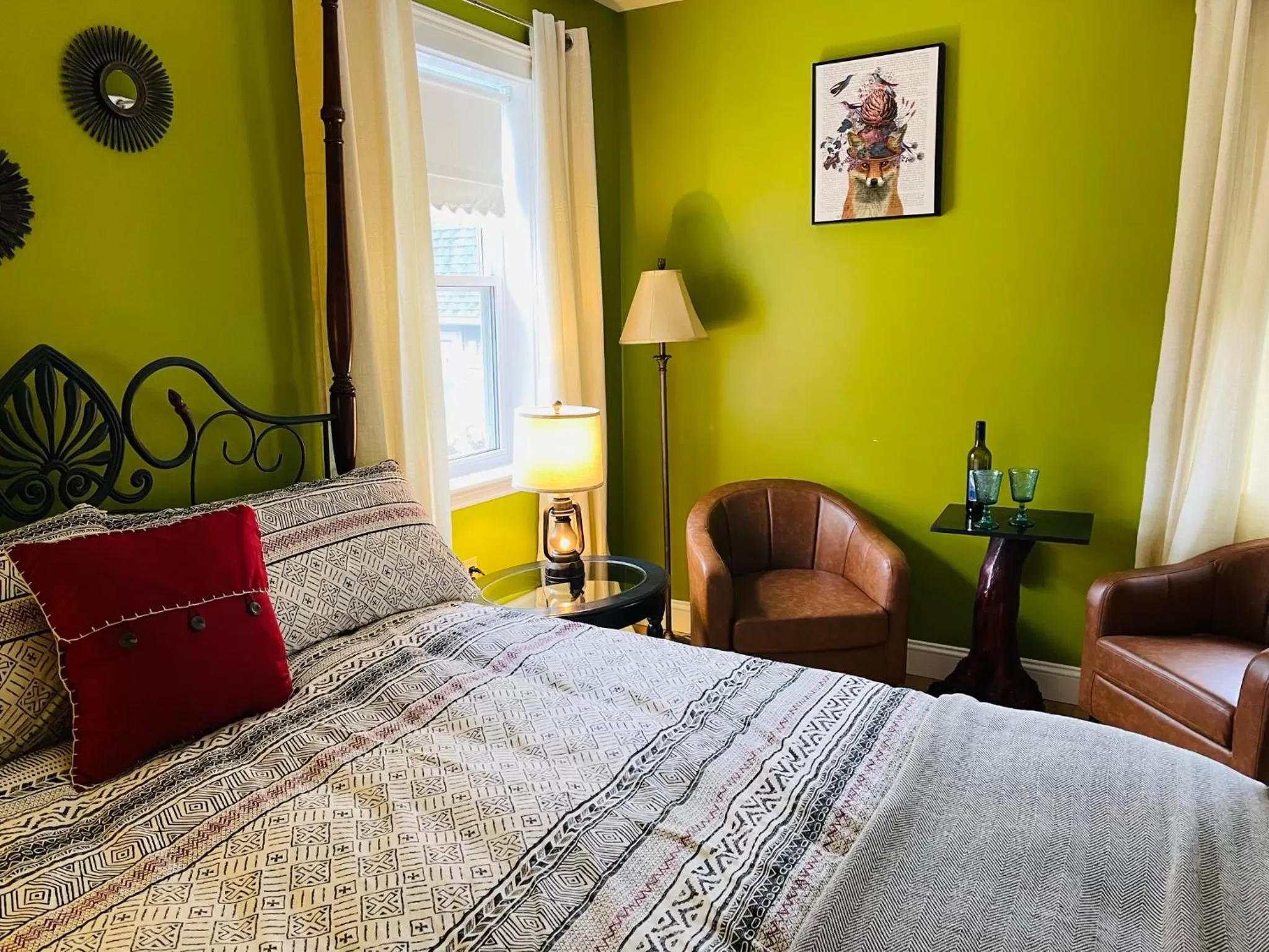 Bedroom, Bed in Forest & Lake PEI Bed & Breakfast