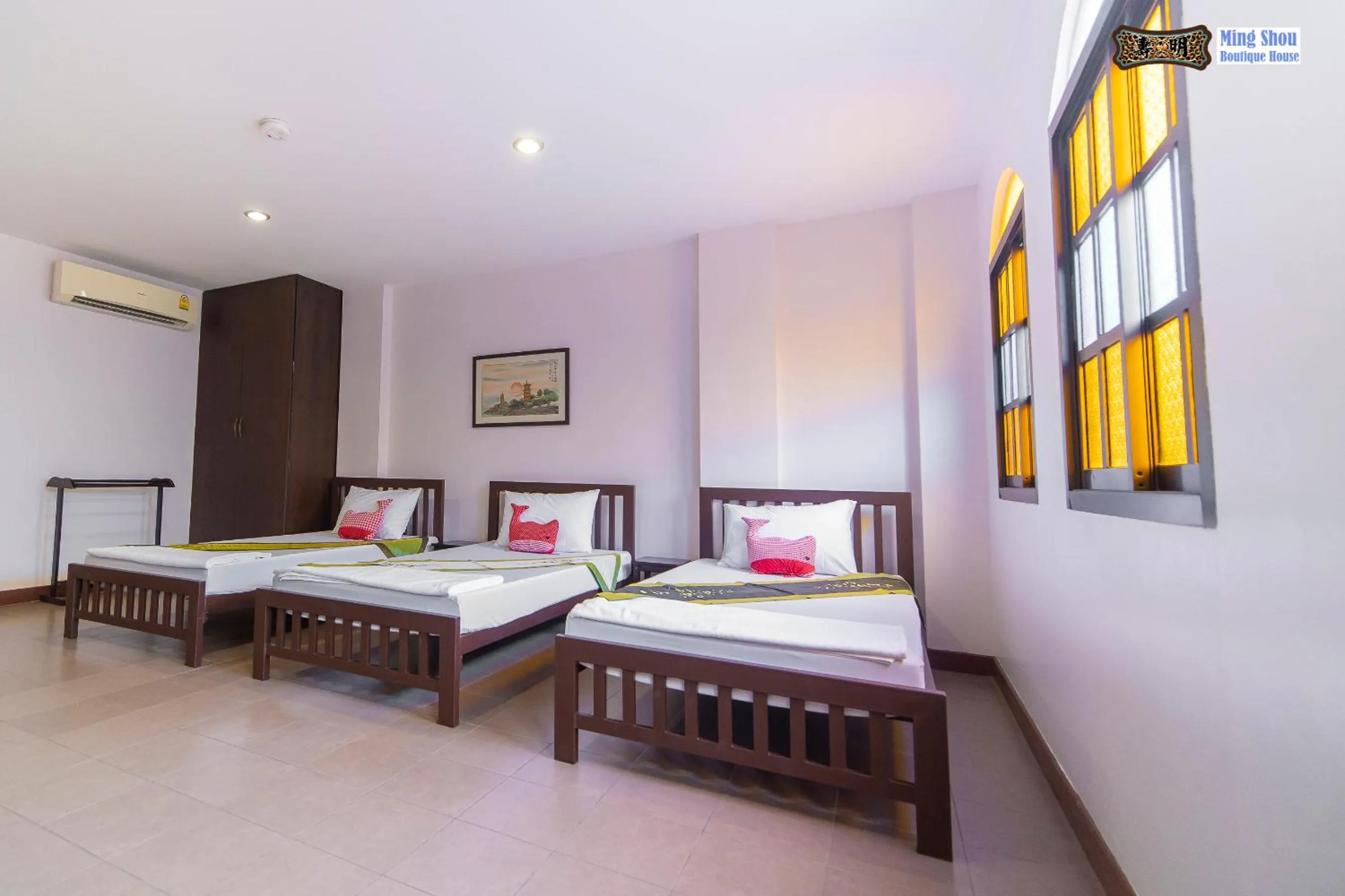 Bed in Ming Shou Boutique House