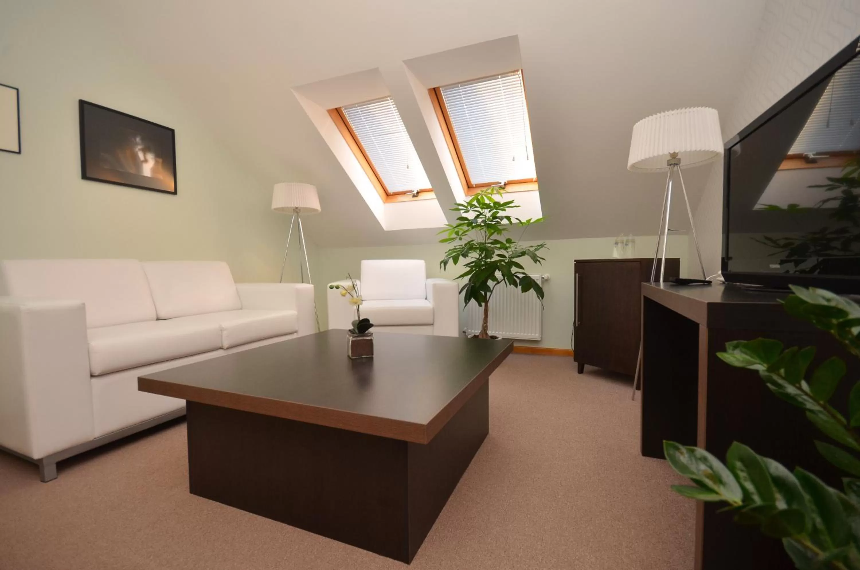 Living room in Art Garni Hotel